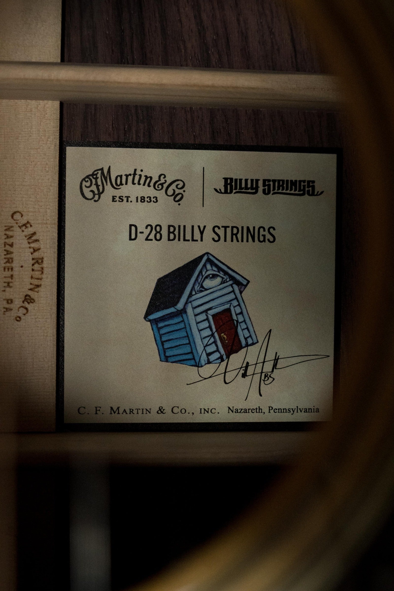 Martin D-28 Billy Strings Model Spruce/Rosewood Dreadnought Acoustic Guitar #1419
