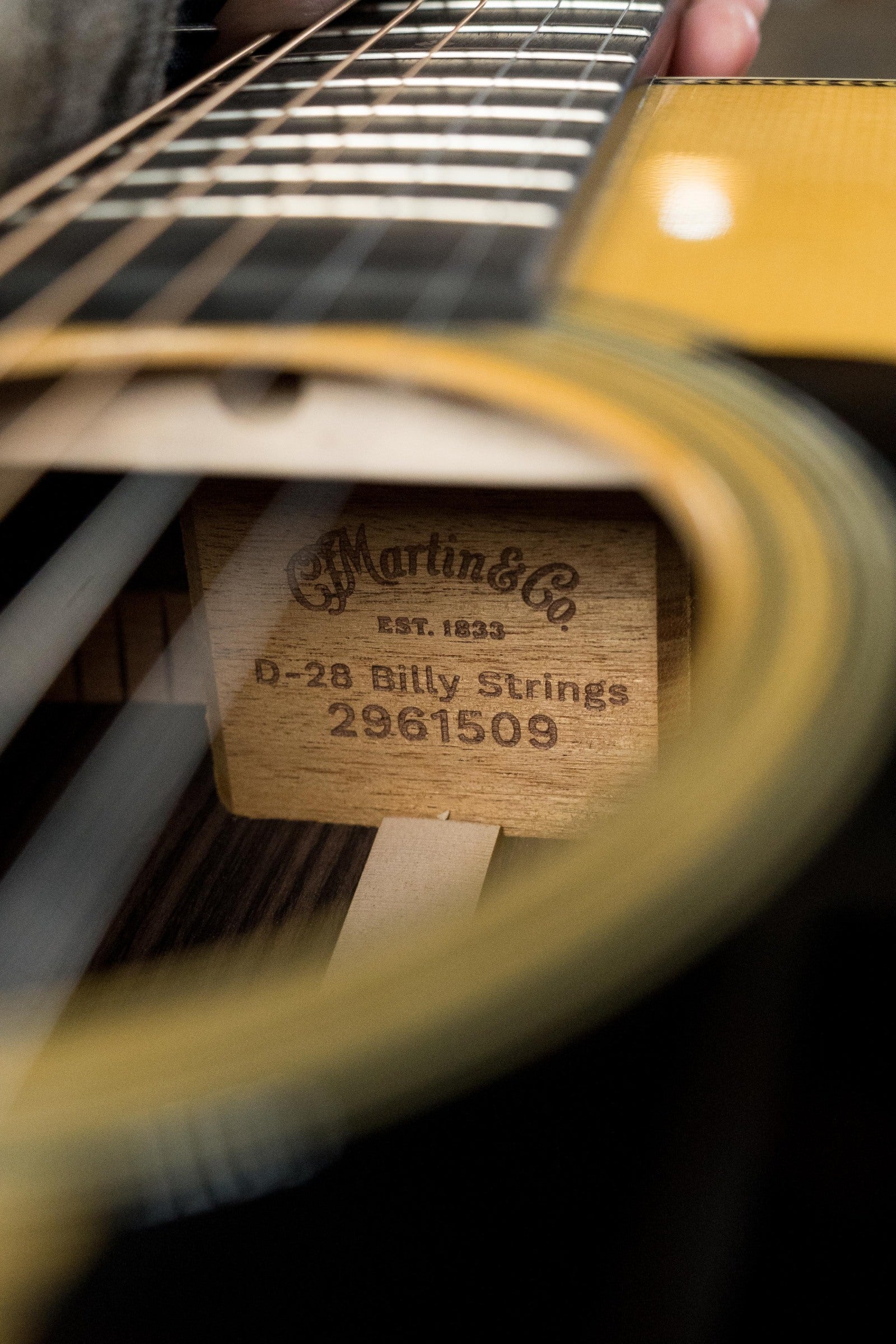 Martin D-28 Billy Strings Model Spruce/Rosewood Dreadnought Acoustic Guitar #1509