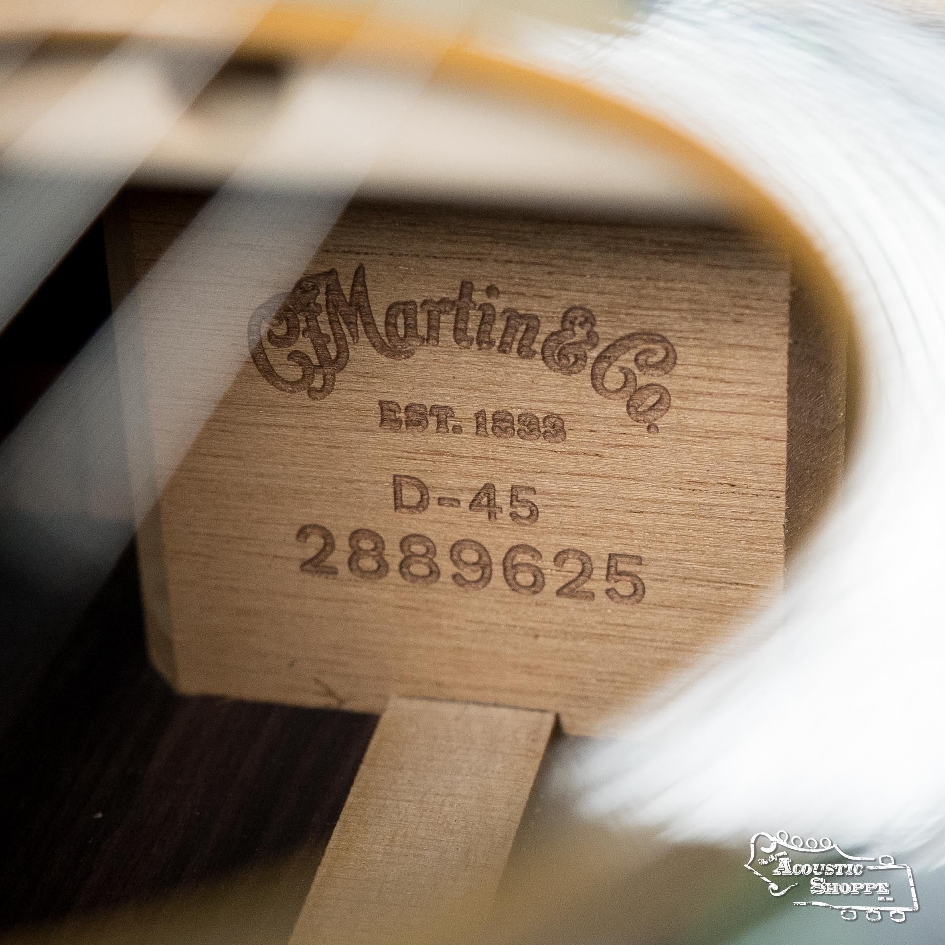 Martin D-45 Spruce/East Indian Rosewood Dreadnought Acoustic Guitar #9625