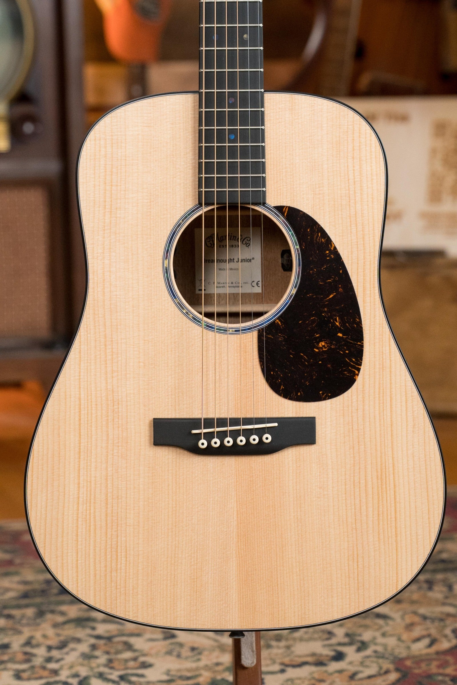 Martin D Jr-E Satin Spruce/Sapele Dreadnought Guitar w/Martin Electronics #2340