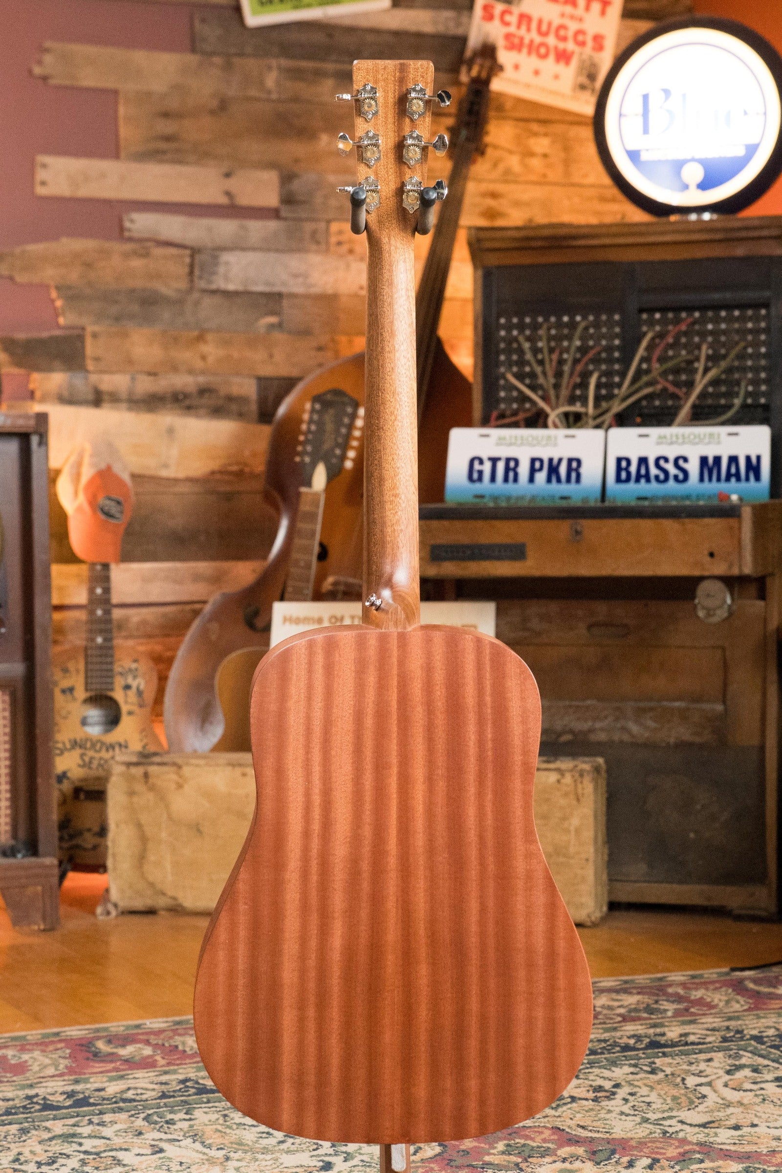 *New 2025 Model* Martin D Jr E Streetlegend Burst Spruce/Sapele Aged-Look Dreadnought Guitar w/Martin Electronics #3849