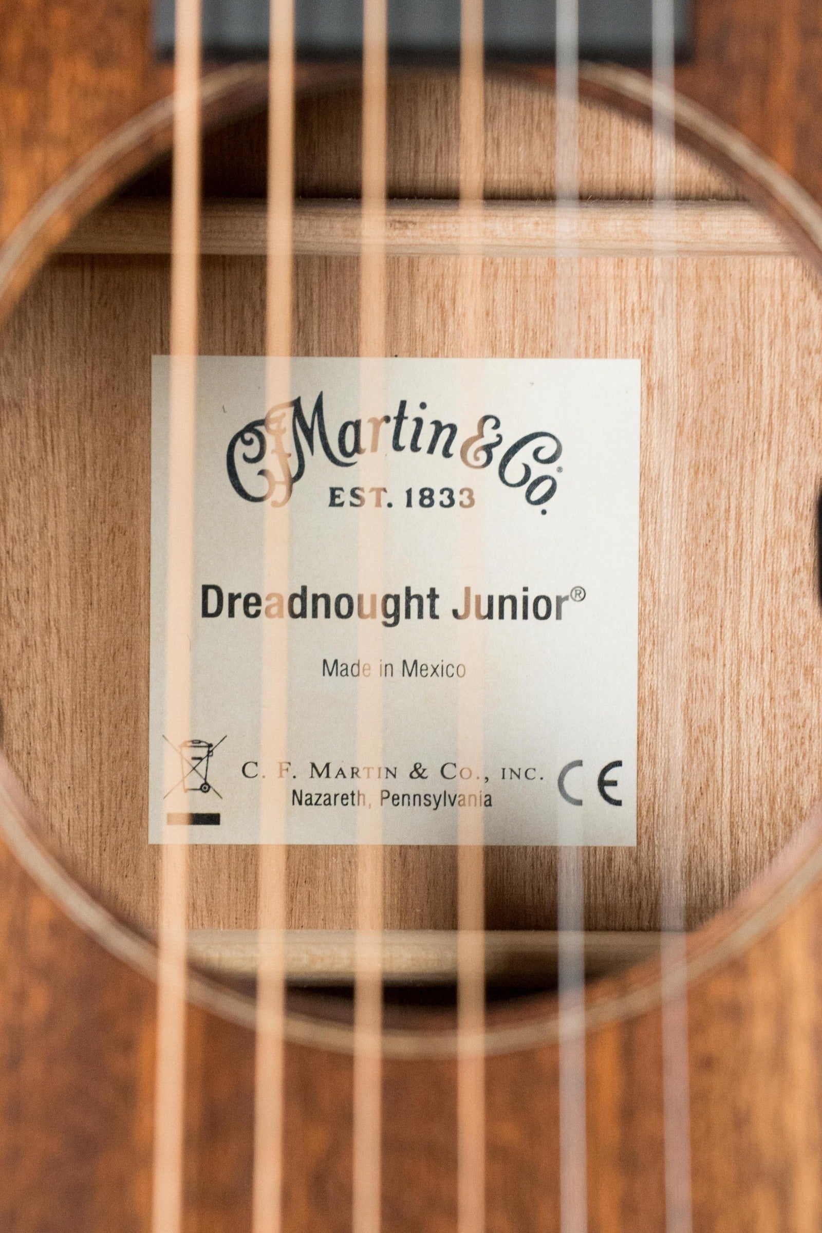 *New 2025 Model* Martin D Jr-E Streetmaster Spruce/Sapele Dreadnought Guitar w/Martin Electronics #1591