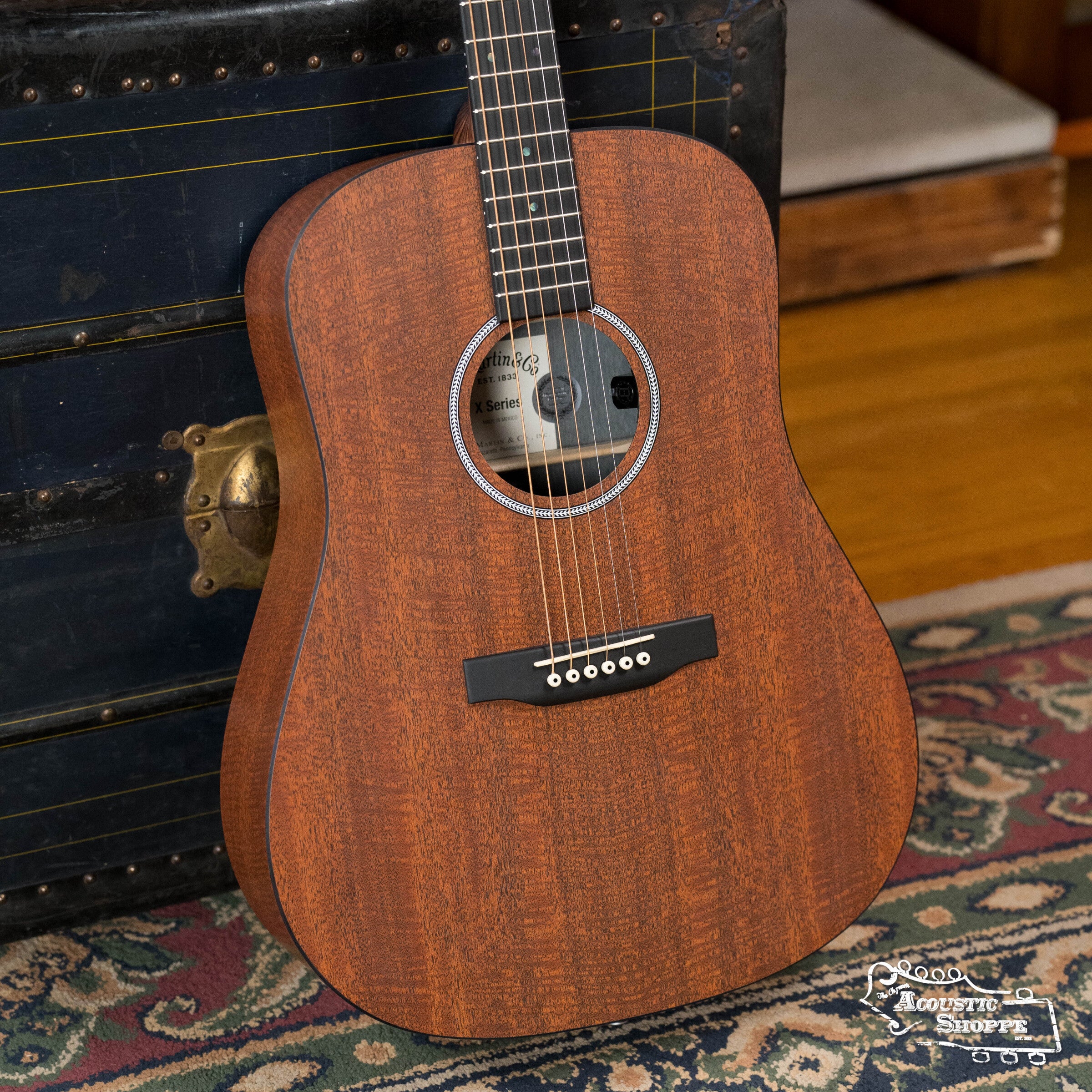 Martin D-X1E All HPL Figured Mahogany Dreadnought Guitar w/Martin E-1 Pickup #9164