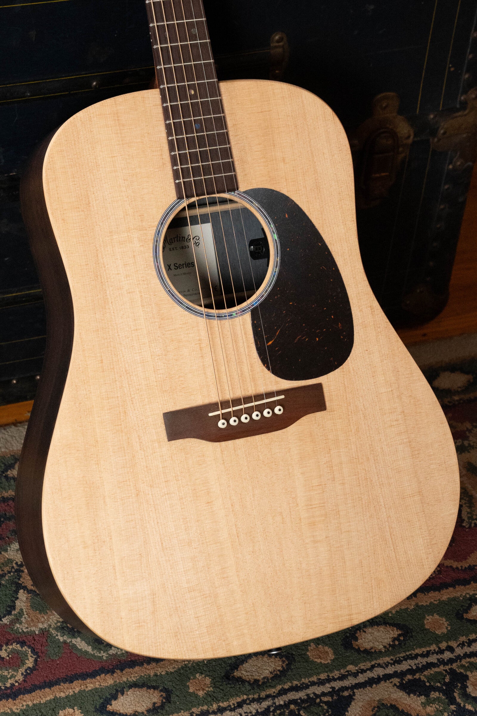 Martin D-X2E Sitka/HPL Brazilian Rosewood Dreadnought Guitar w/Martin