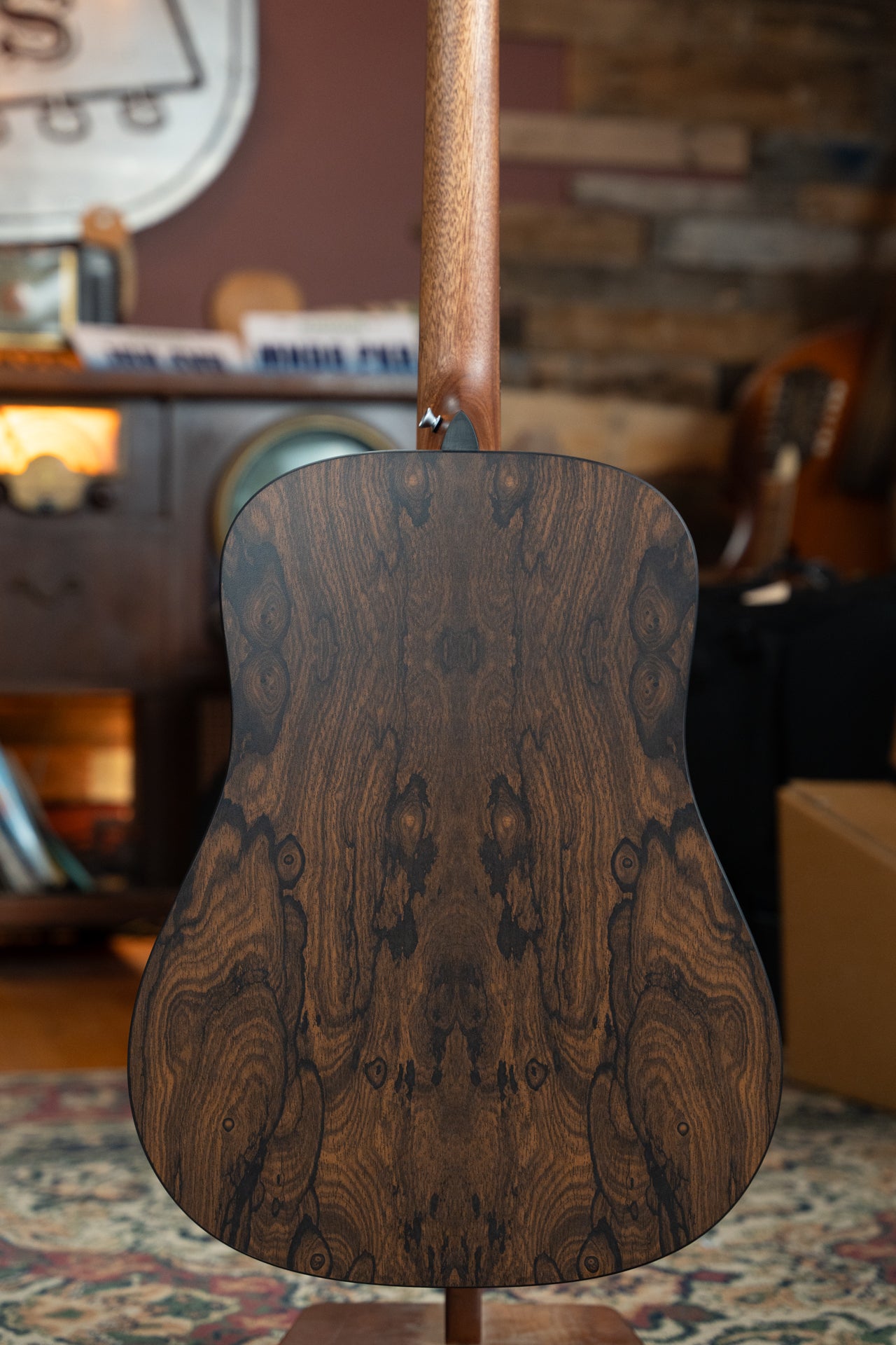 Martin D-X2E Sitka/HPL Ziricote Burst Dreadnought Guitar w/Martin E-1 Pickup #4187