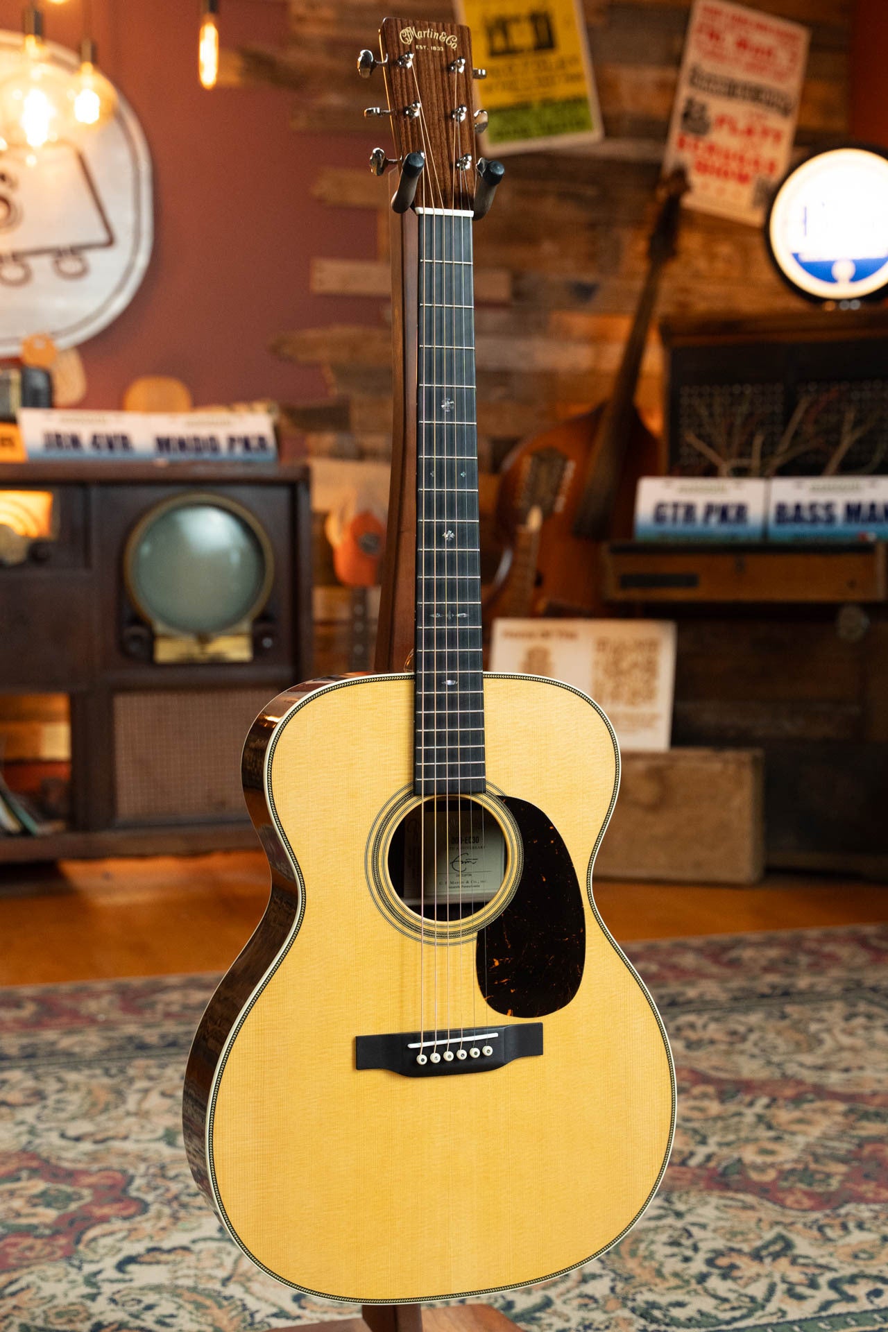 Martin Eric Clapton OOO-EC 30th Anniversary Spruce/Indian Rosewood Gloss OOO Acoustic Guitar #4907