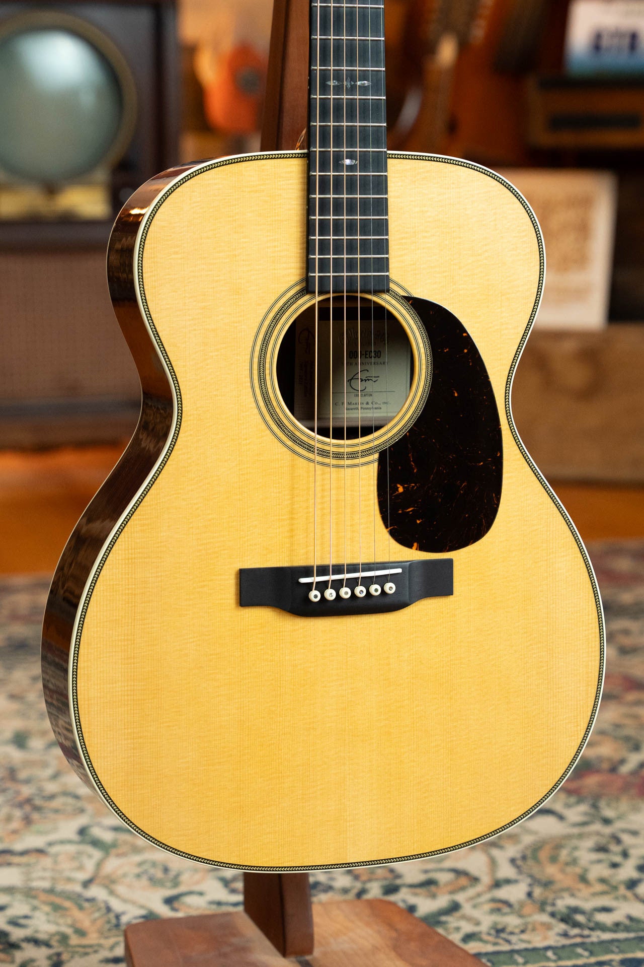 Martin Eric Clapton OOO-EC 30th Anniversary Spruce/Indian Rosewood Gloss OOO Acoustic Guitar #4907