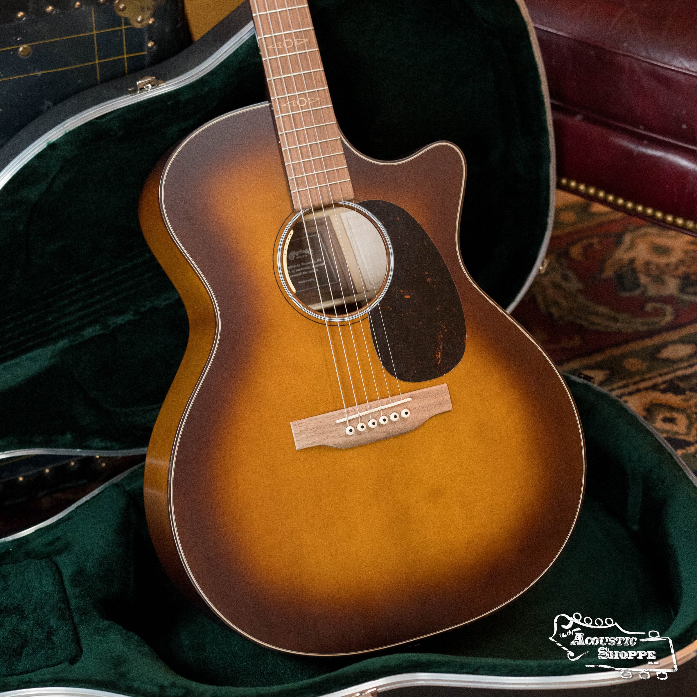 Martin GPCE Inception™ Spruce/Maple Grand Performance Amber Fade Sunburst Guitar w/LR Baggs Pickup #4627
