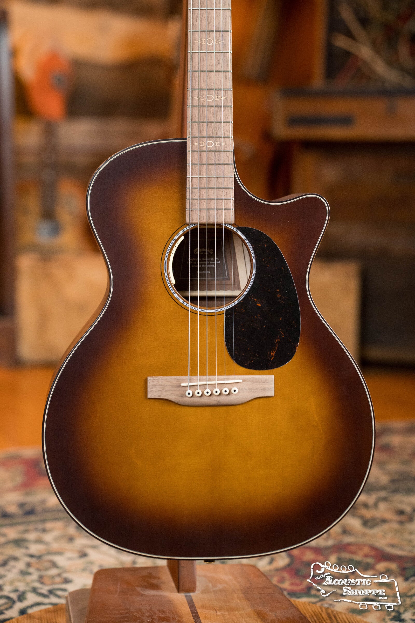 Martin GPCE Inception™ Spruce/Maple Grand Performance Amber Fade Sunburst Guitar w/LR Baggs Pickup #4627