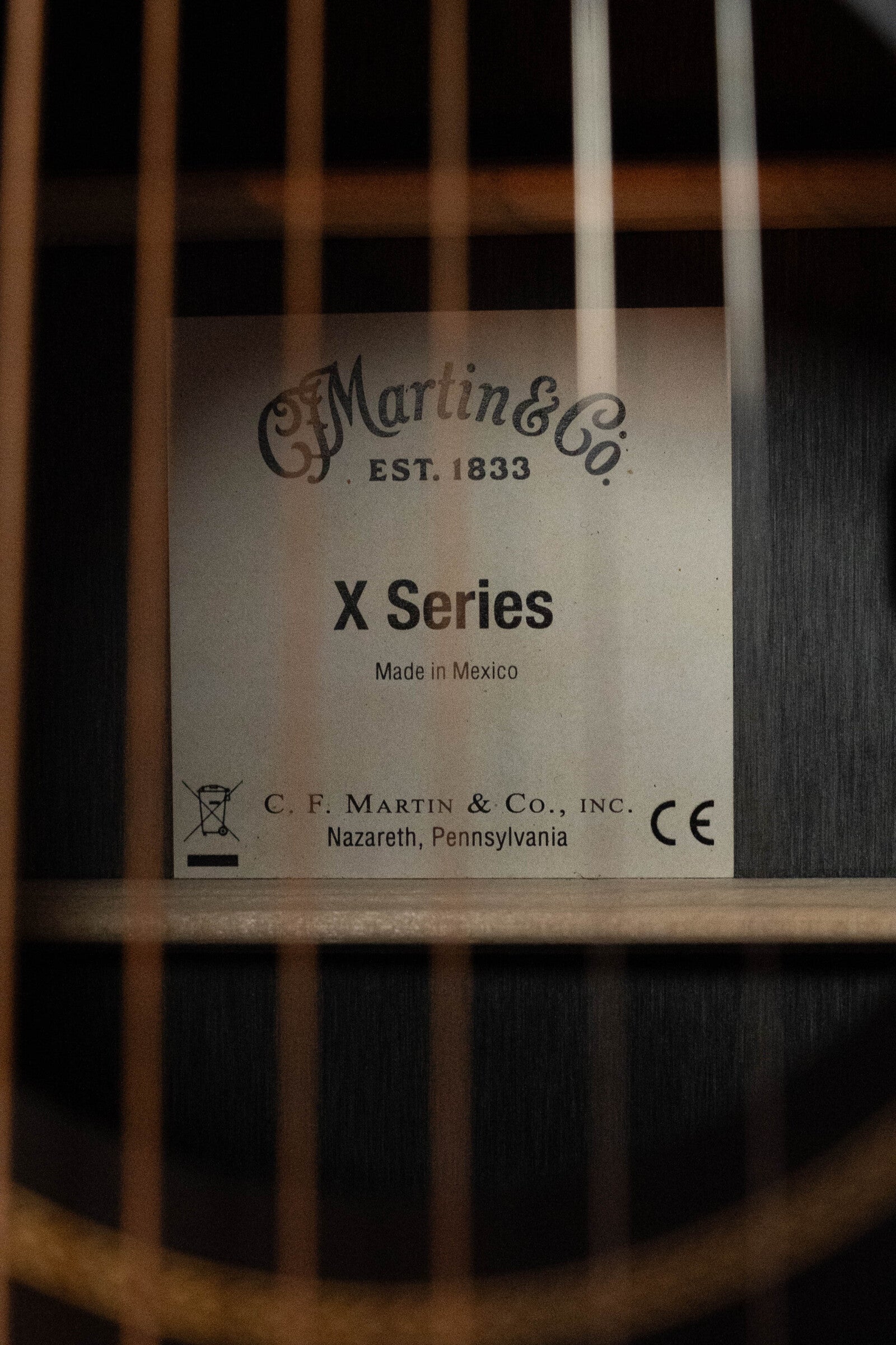 Martin GPC-X1E All Black HPL Grand Performance Cutaway Guitar w/Martin E1 Electronics #7175