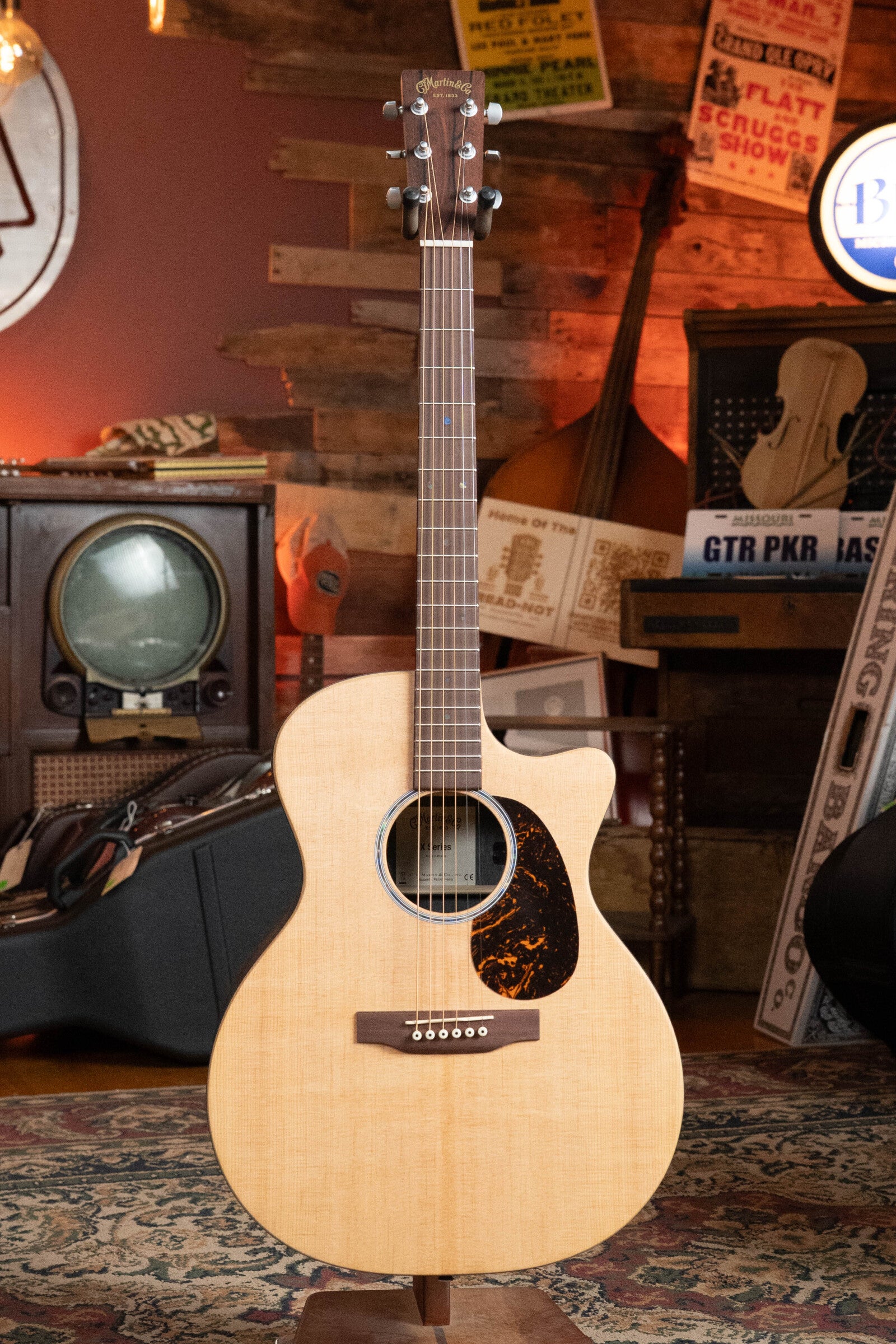 Martin GPC-X2E Spruce/Cocobolo Grand Performance Cutaway Guitar w/Fishman Pickup #9274