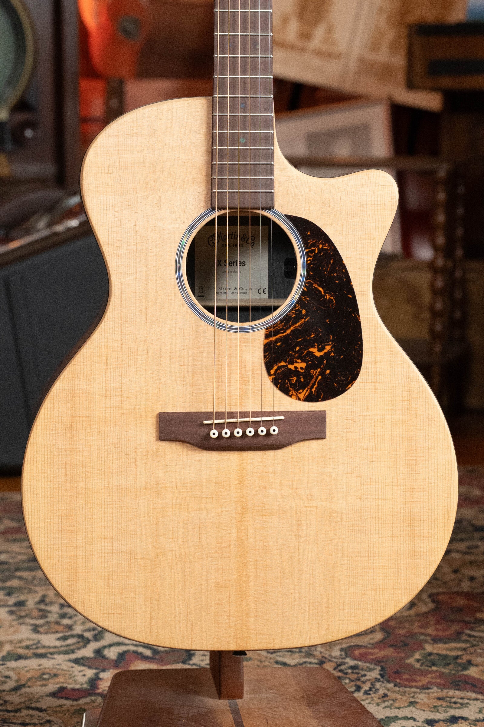 Martin GPC-X2E Spruce/Cocobolo Grand Performance Cutaway Guitar w/Fishman Pickup #9274