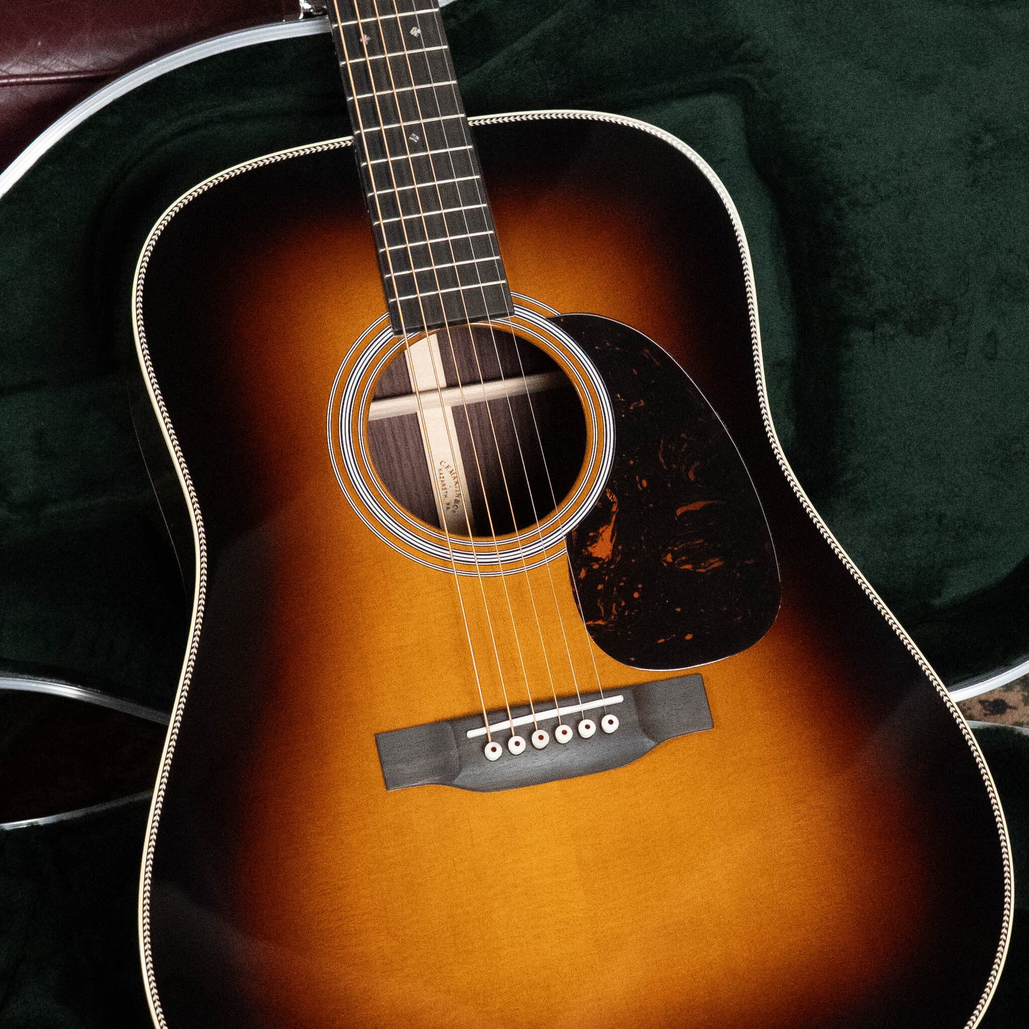 Martin HD-28 1935 Sunburst Spruce/East Indian Rosewood Dreadnought Acoustic Guitar #0252