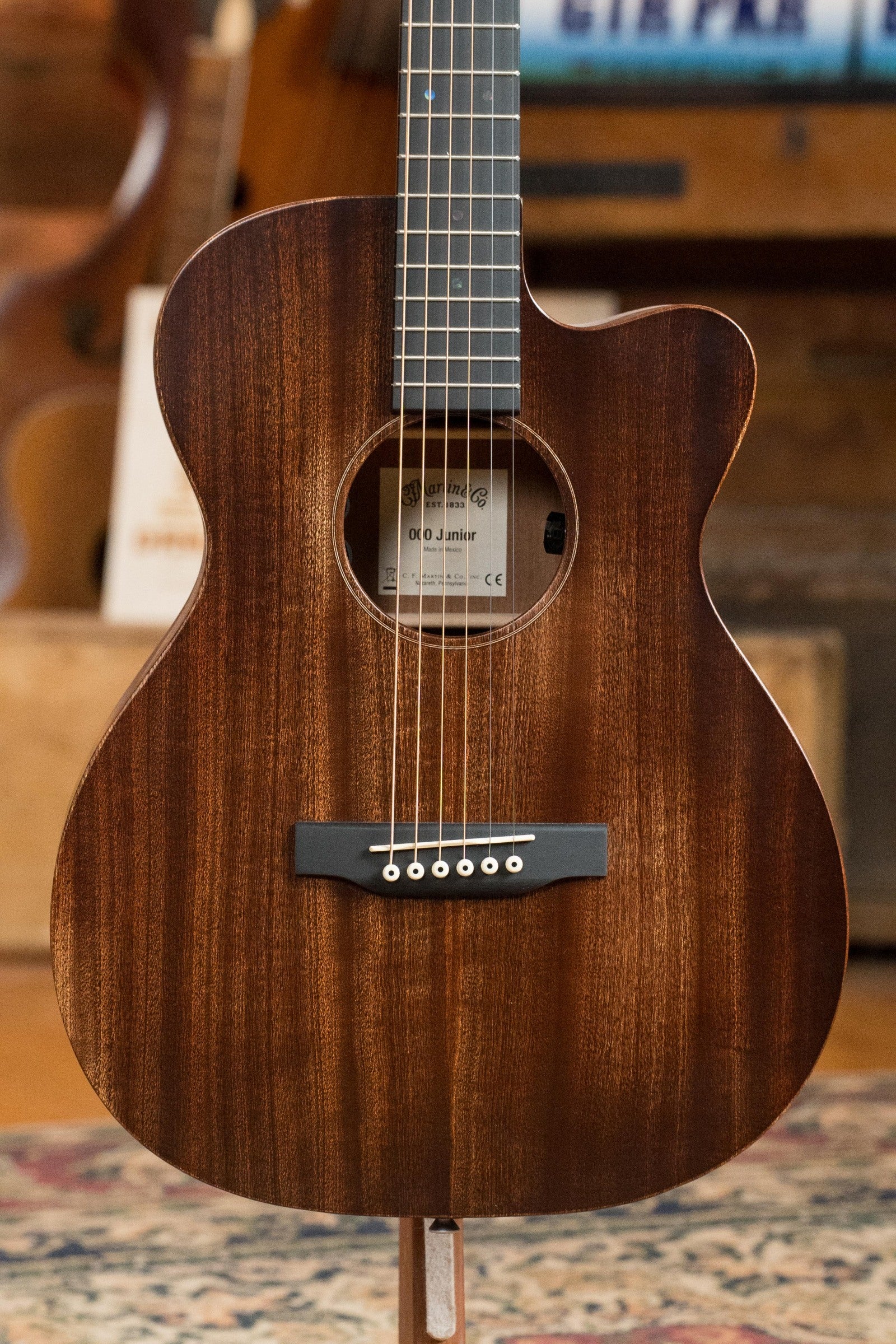 *New 2025 Model* Martin OOOC JR-E StreetMaster Spruce/Sapele OOO Cutaway Guitar w/Electronics #8053