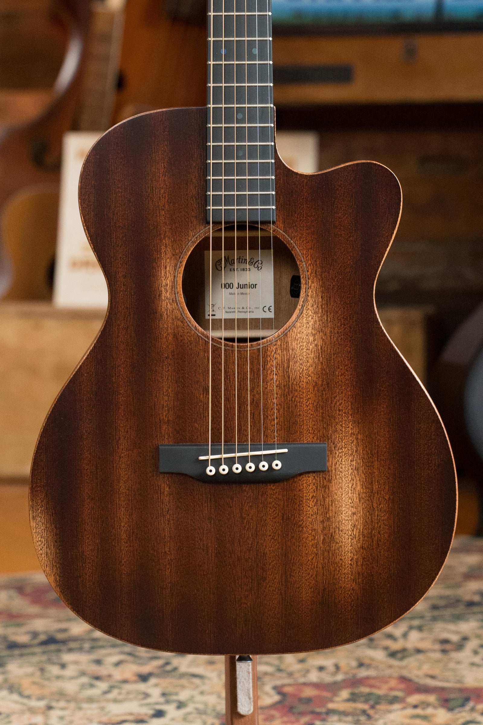 *New 2025 Model* Martin OOOC JR-E StreetMaster Spruce/Sapele OOO Cutaway Guitar w/Electronics #8055