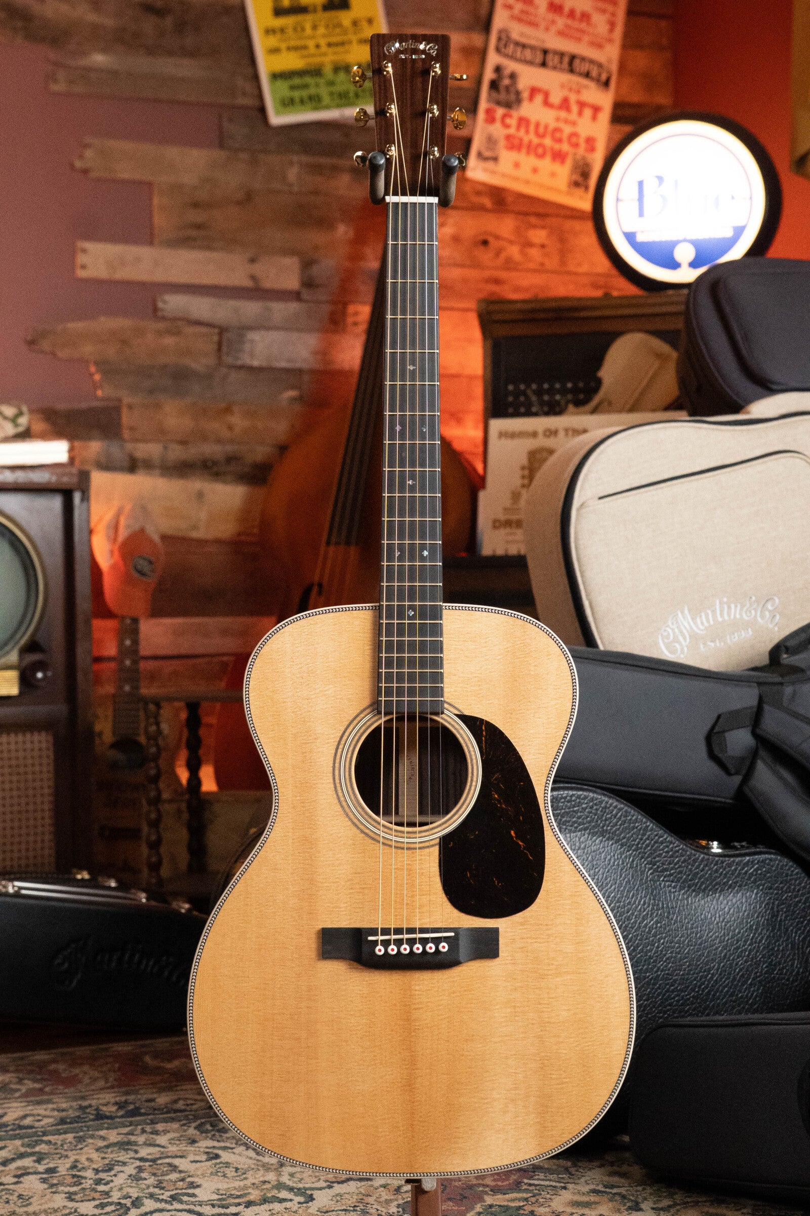 Martin OOO-28 Modern Deluxe Spruce/Indian Rosewood OOO Guitar w/Electronics #9400