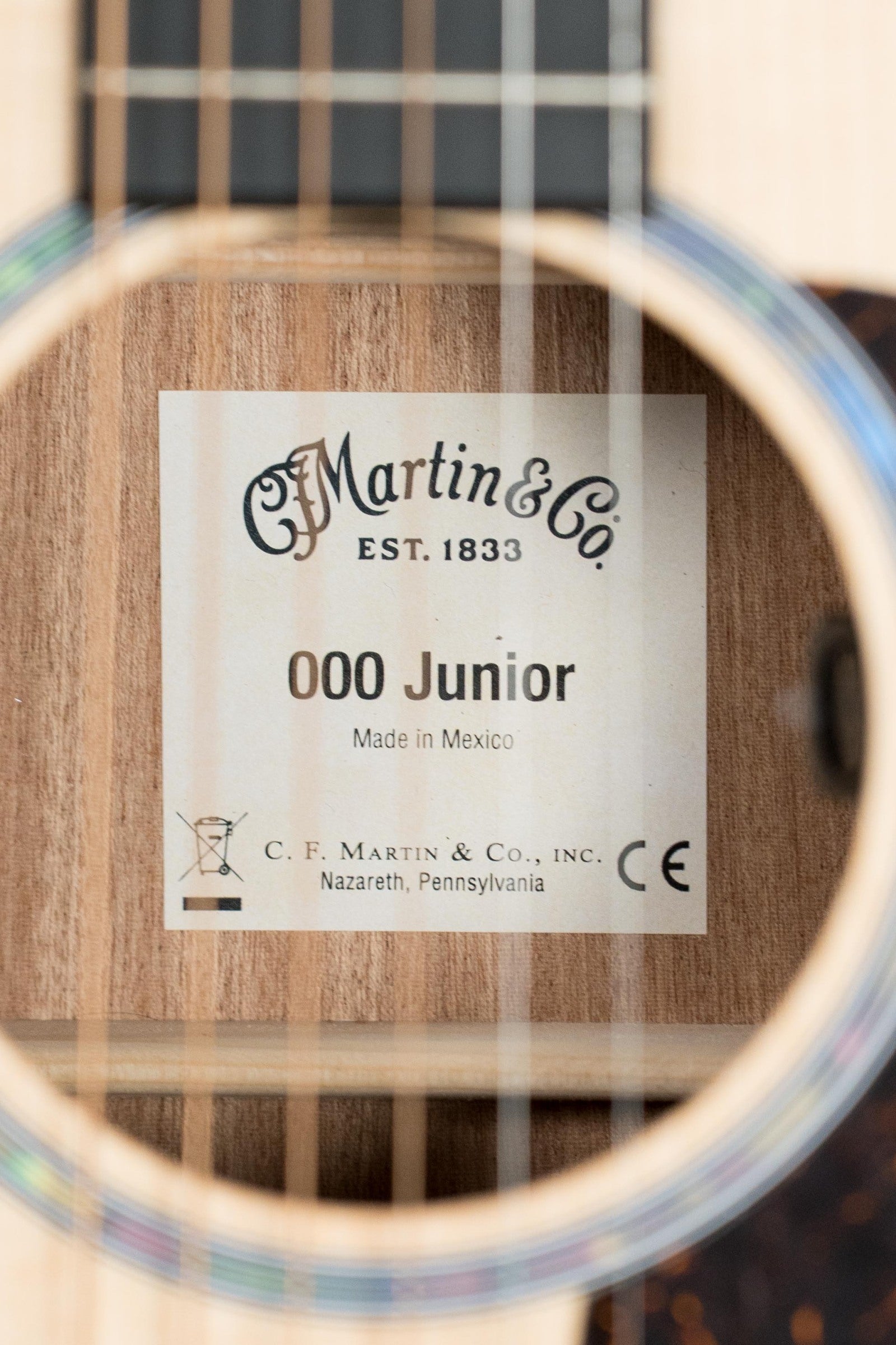 Martin OOO Jr CE Spruce/Sapele OOO Cutaway Guitar w/Martin Electronics #2507