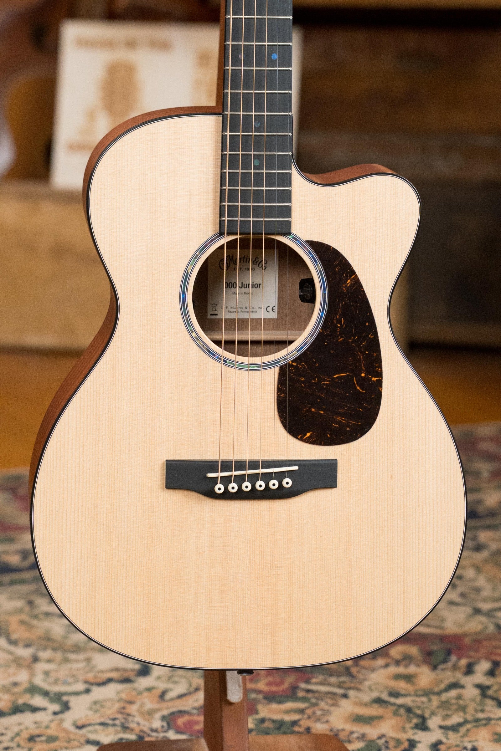 Martin OOO Jr CE Spruce/Sapele OOO Cutaway Guitar w/Martin Electronics #4756