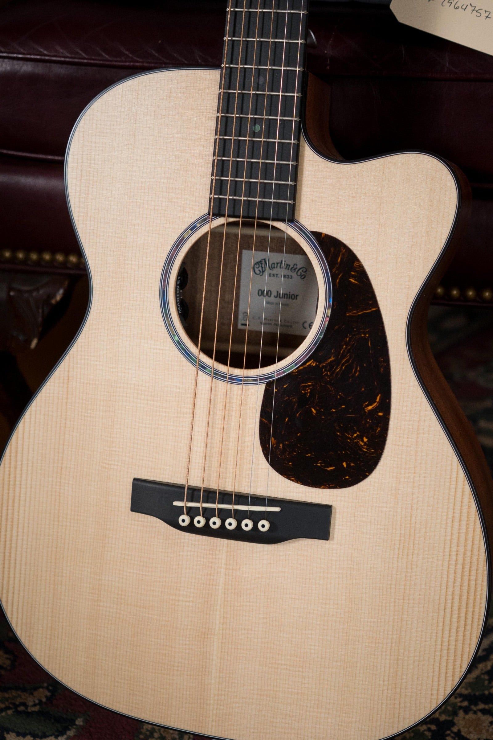 Martin OOO Jr CE Spruce/Sapele OOO Cutaway Guitar w/Martin Electronics #4757