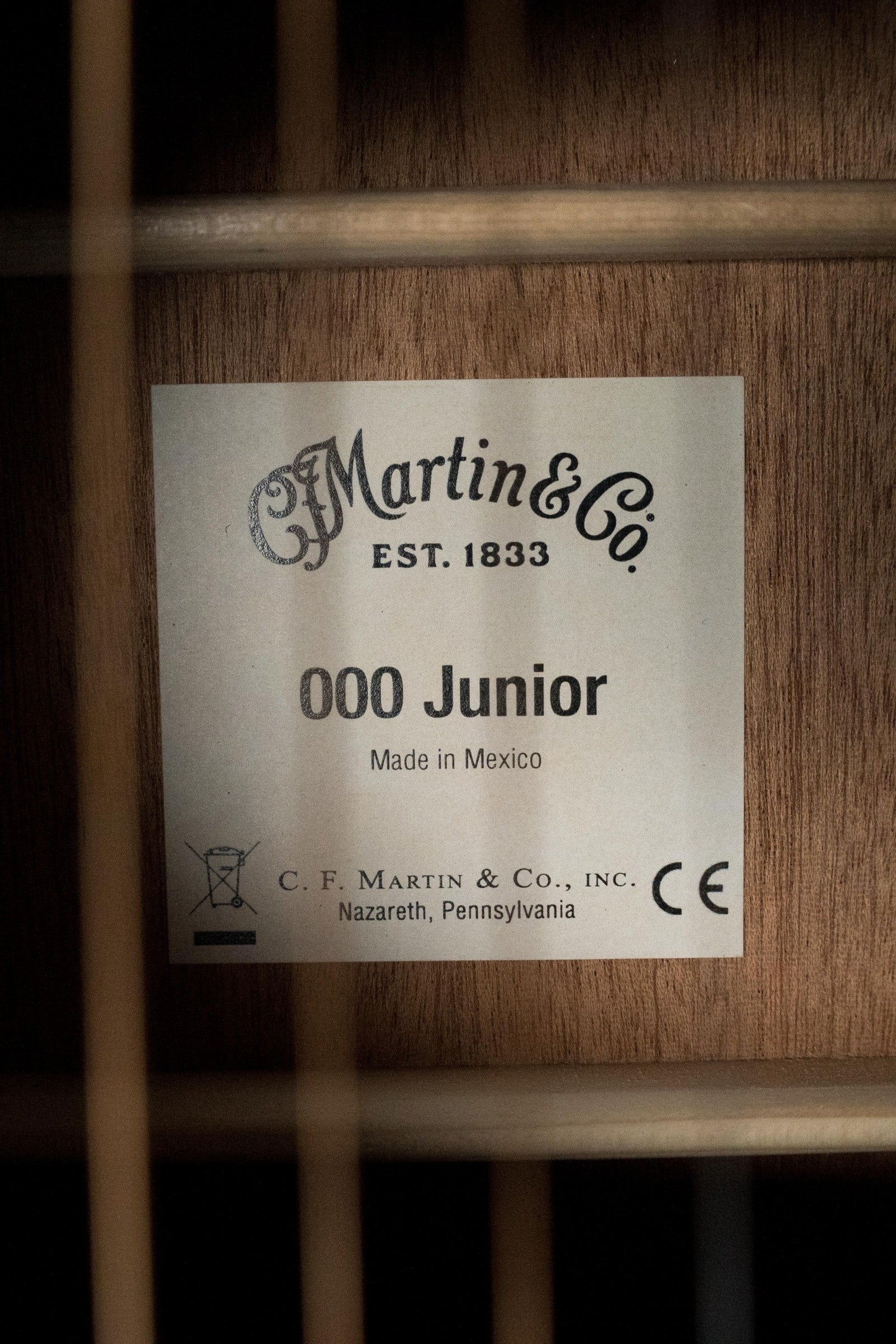 Martin OOO Jr E All Sapele OOO Guitar w/Martin Electronics #4825