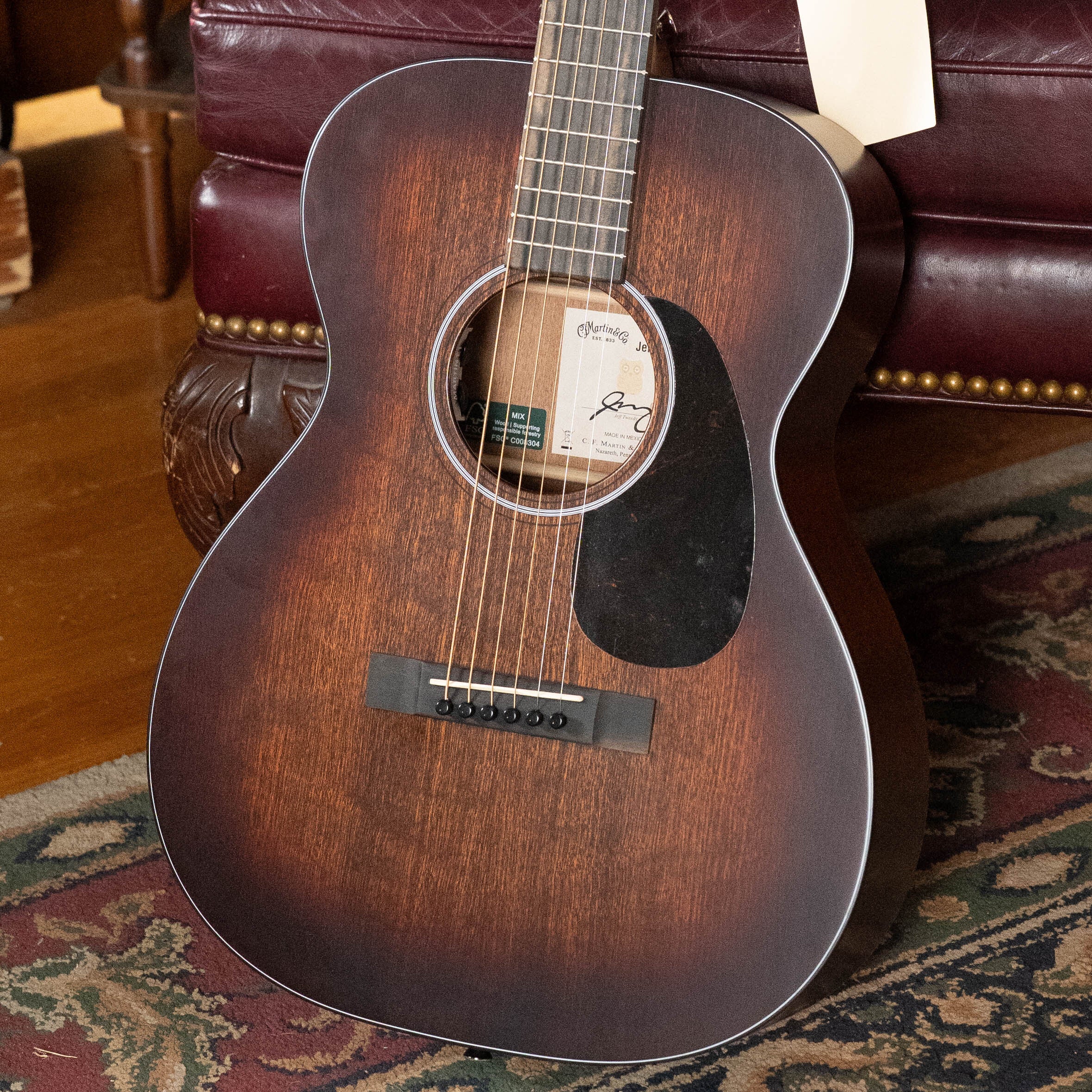 *New 2025 Martin OOO Jr E Jeff Tweedy All FSC Certified Sapele OOO-Jr Guitar w/Martin Electronics #8199