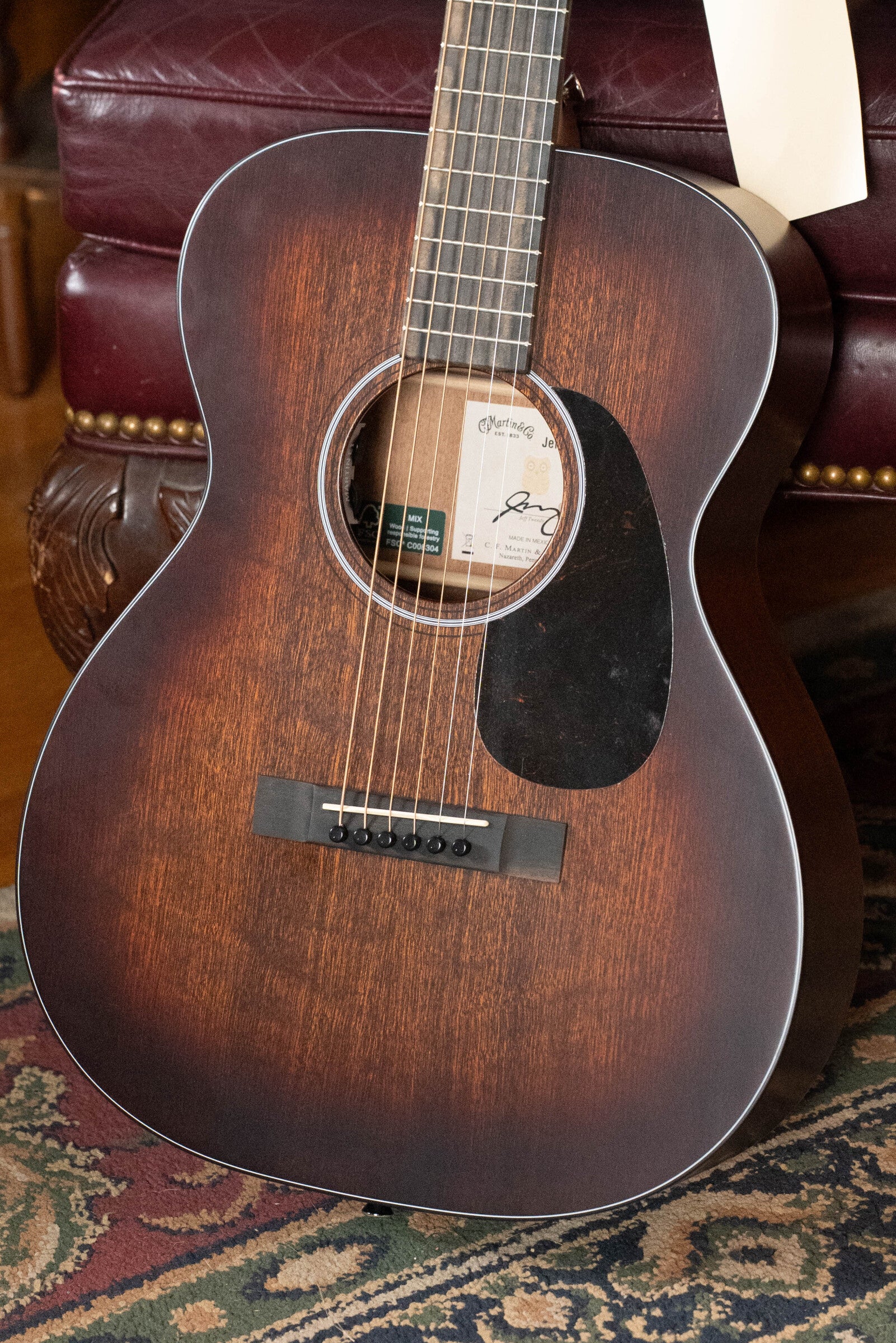 *New 2025 Martin OOO Jr E Jeff Tweedy All FSC Certified Sapele OOO-Jr Guitar w/Martin Electronics #8199