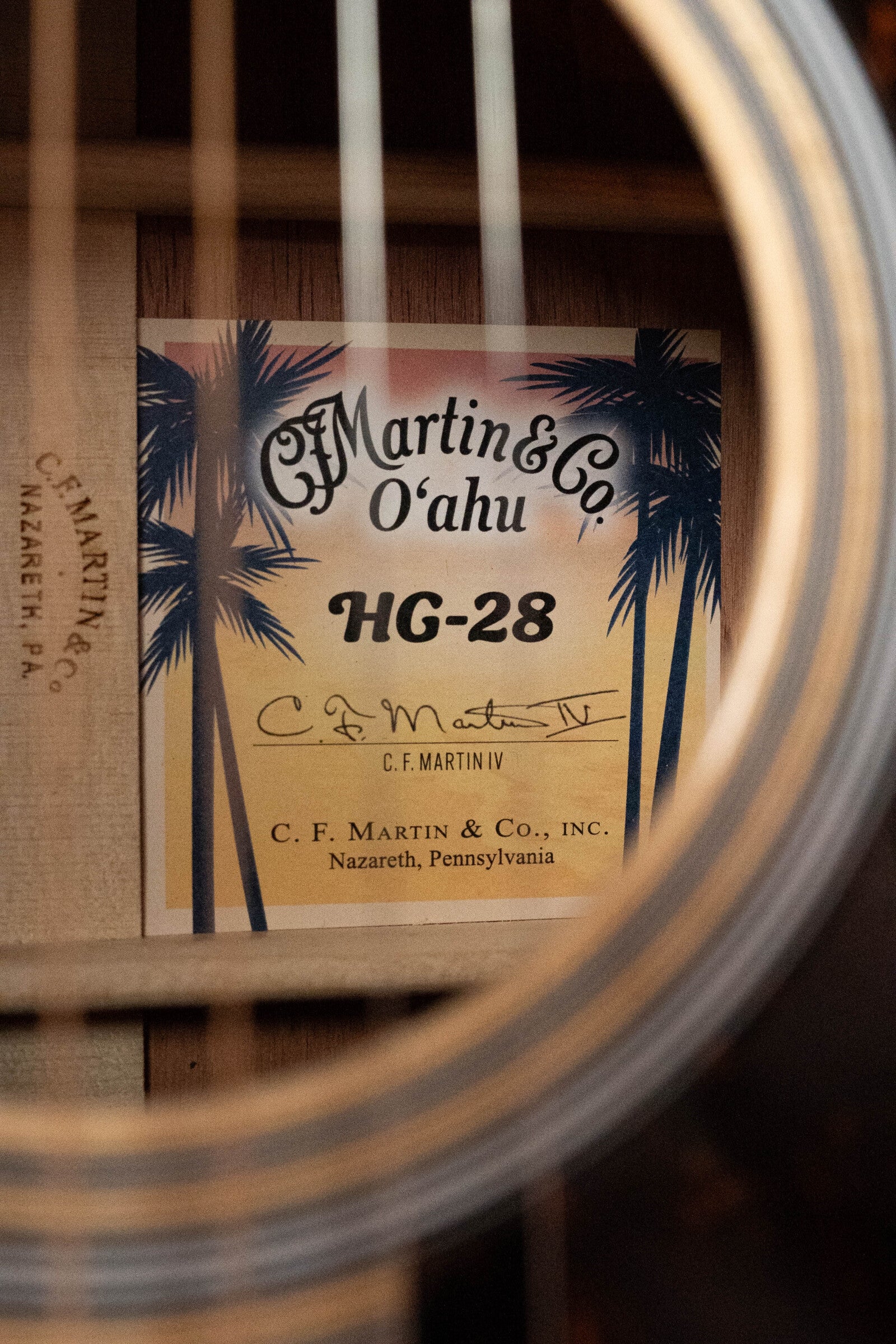 Martin O'ahu HG-28 Spruce/Koa Sloped Shoulder HG Acoustic Guitar #2694