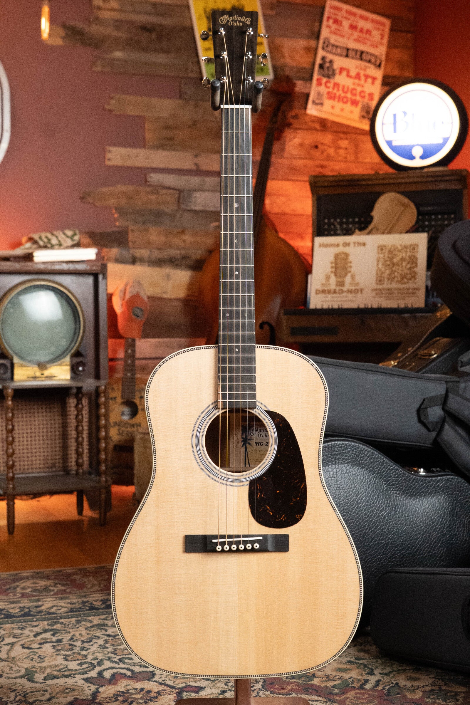 Martin O'ahu HG-28 Spruce/Koa Sloped Shoulder HG Acoustic Guitar #2694