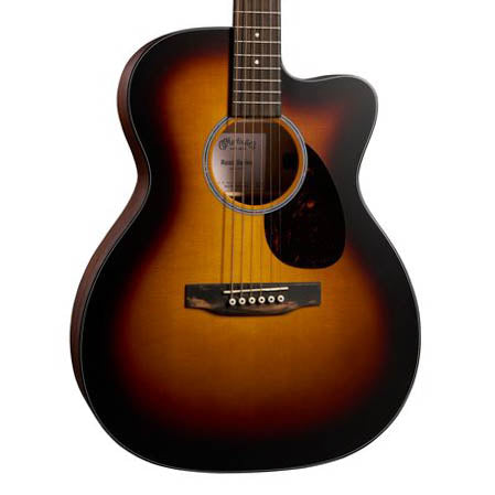 PRE-ORDER DEPOSIT ONLY *New 2026 NAMM Model* Martin OMC-10E Modern Burst Road Series Spruce/Sapele Orchestra Model Cutaway Guitar w/Martin Electronics
