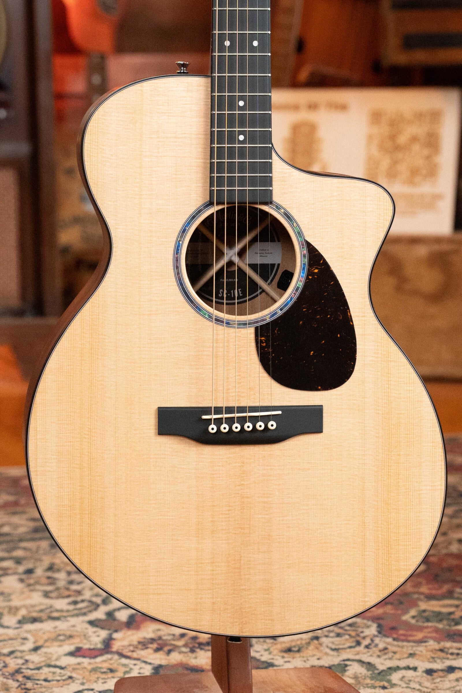 Martin SC-10E Spruce/Sapele S Body Shape Cutaway Guitar w/Martin Electronics #5721