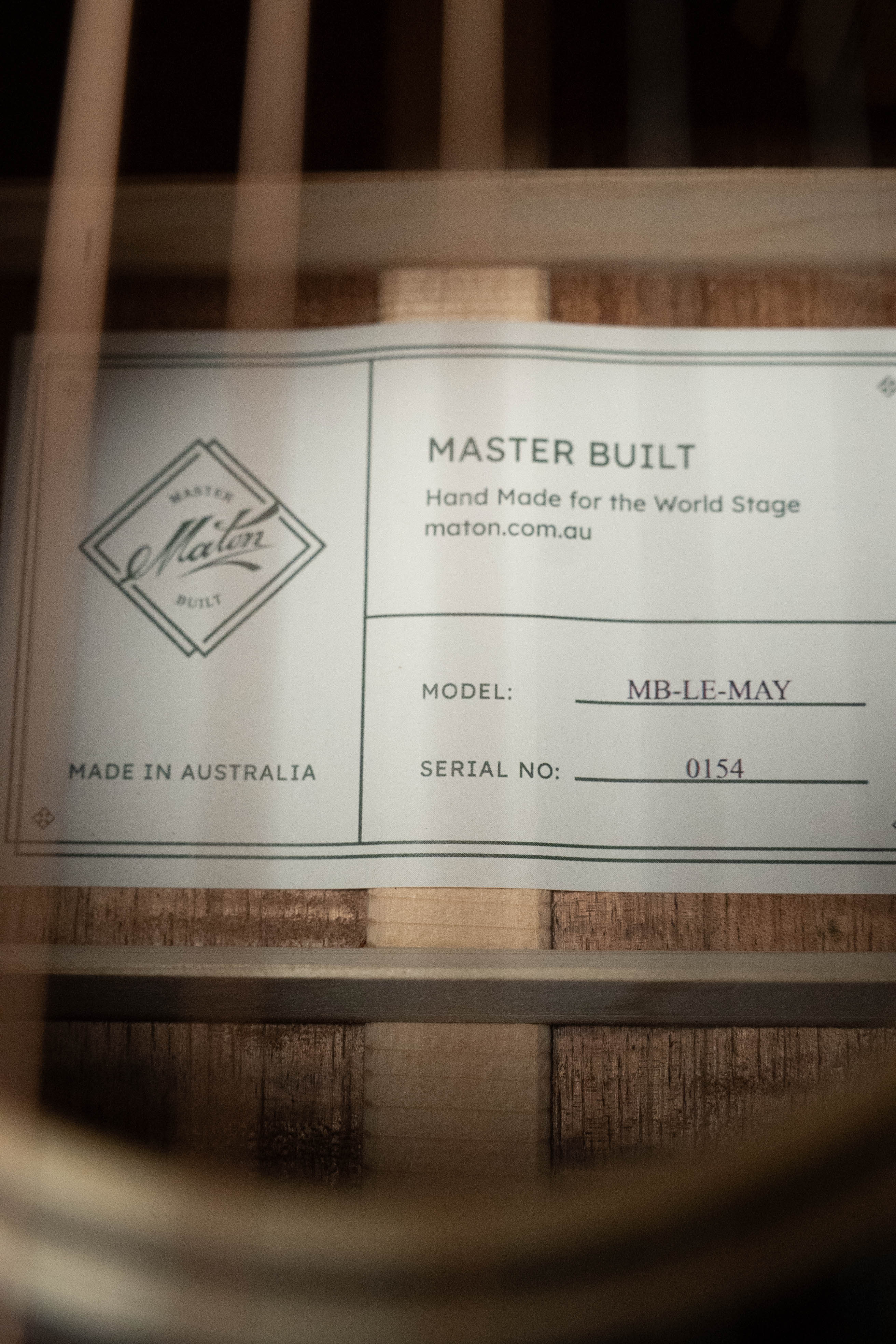 Maton Master Built The L.E May Spruce/Blackwood Deep-body Cutaway Guit