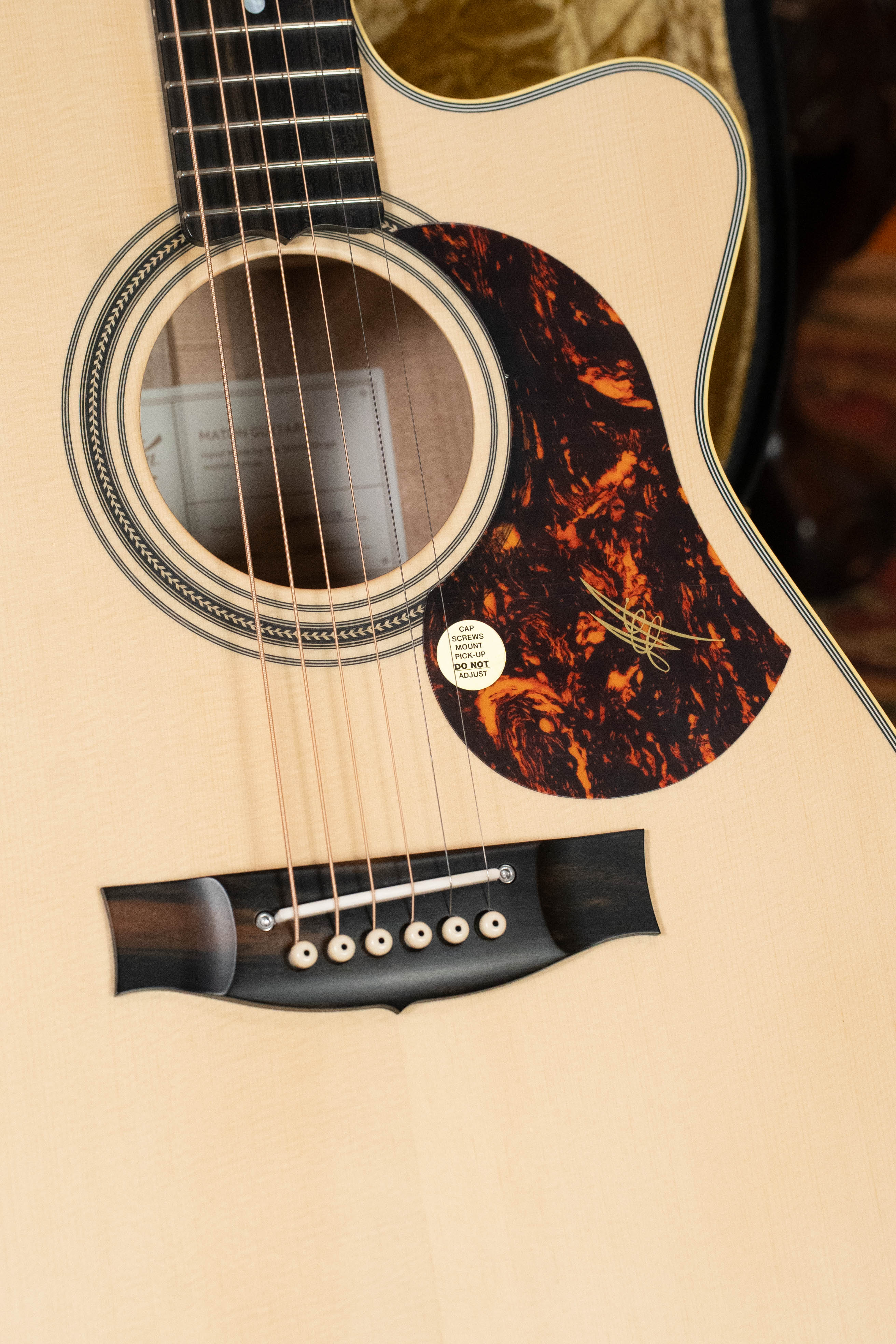 Maton Signature Series EBG Tommy Emmanuel Spruce/Maple 808 Cutaway Guitar w/Electronics #02EI