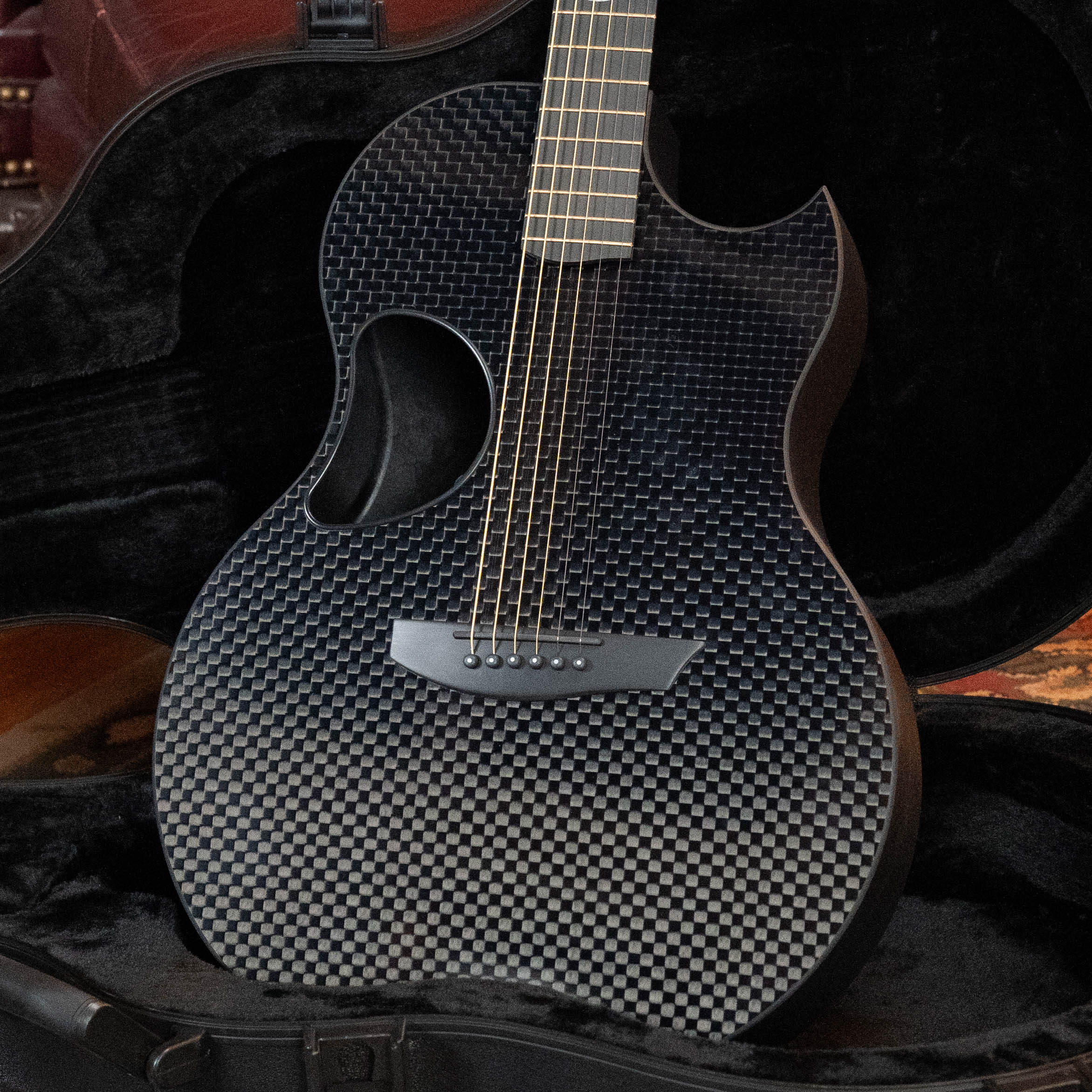 McPherson Sable Series Basketweave Carbon Fiber Cutaway Guitar w/Black Hardward and LR Baggs Electronics #0059