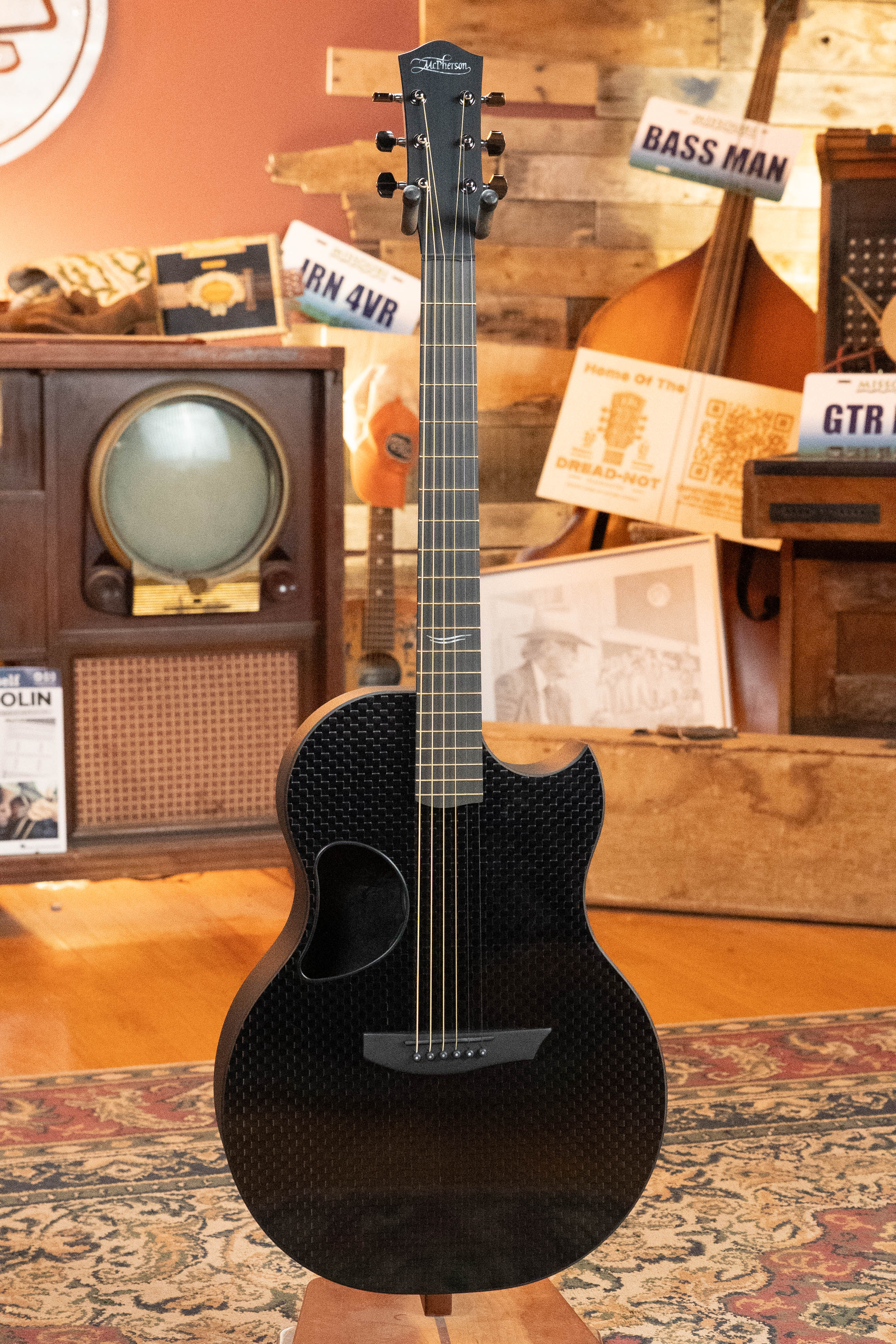 McPherson Sable Series Basketweave Carbon Fiber Cutaway Guitar w/Black Hardward and LR Baggs Electronics #0059