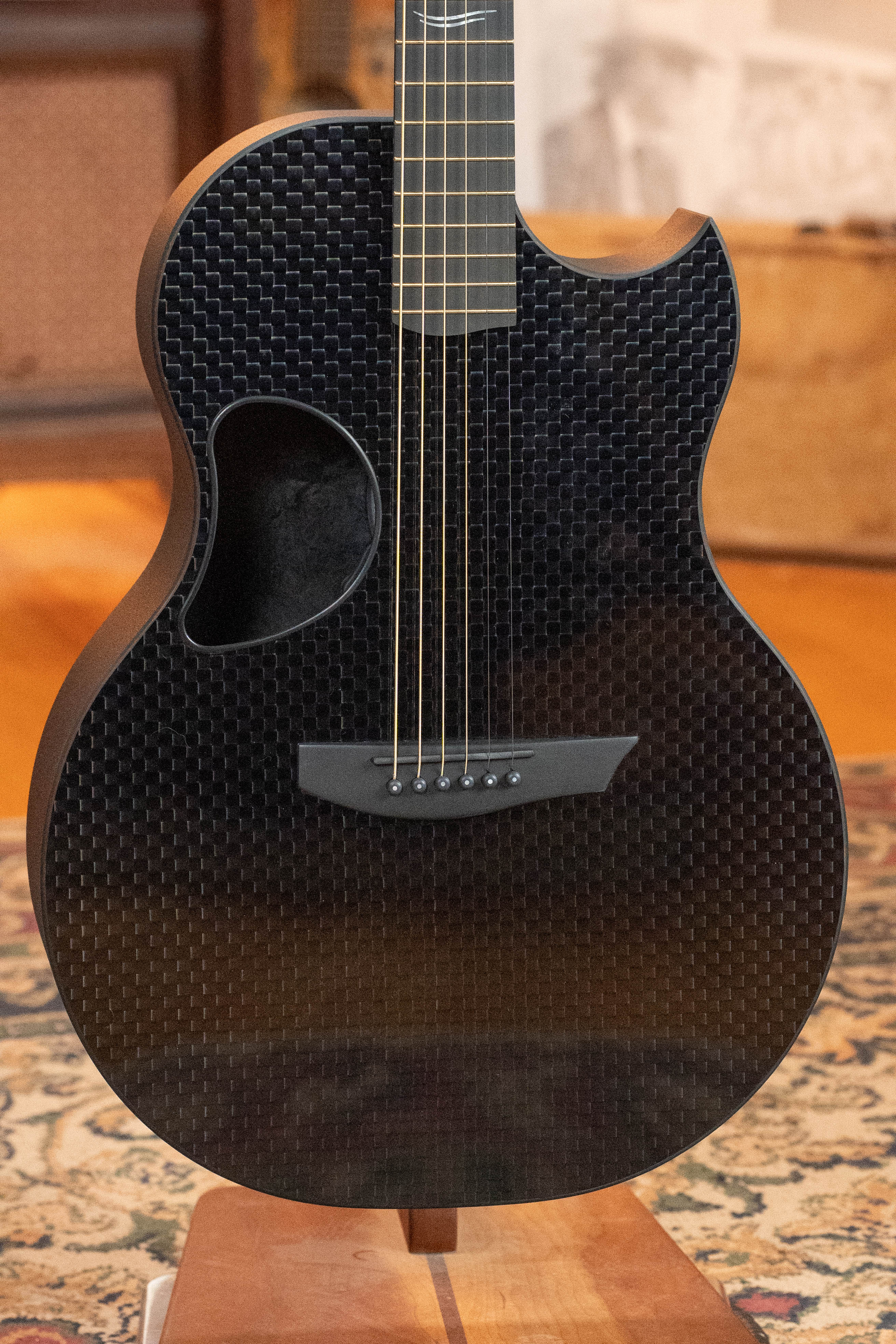 McPherson Sable Series Basketweave Carbon Fiber Cutaway Guitar w/Black Hardward and LR Baggs Electronics #0059