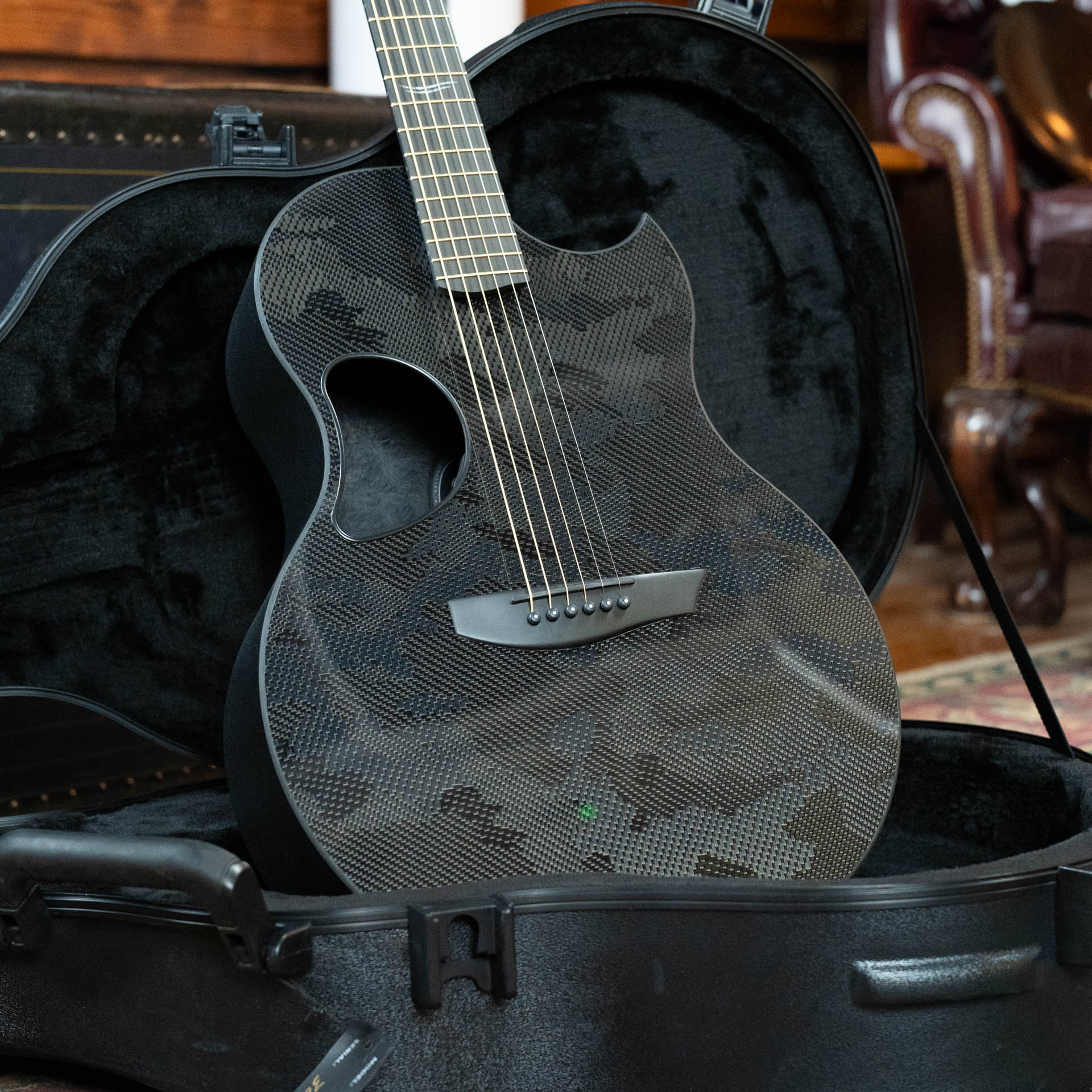 McPherson Sable Series Camo Carbon Fiber Cutaway Guitar w/Black Hardward and LR Baggs Electronics #0048