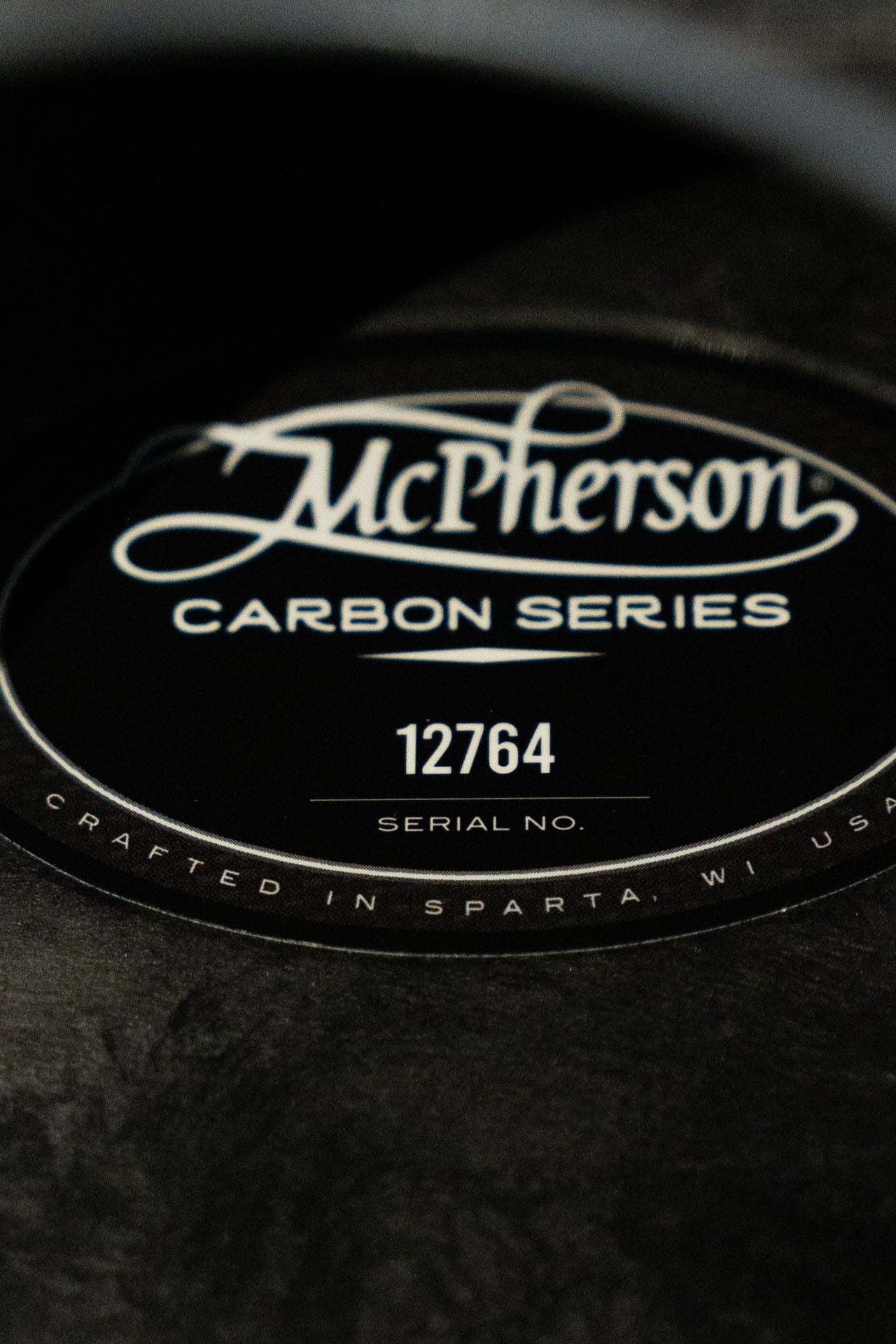 McPherson Blackout Carbon Fiber Sable Camo Top w/ Evo Frets and Black Gotoh Tuners #2764