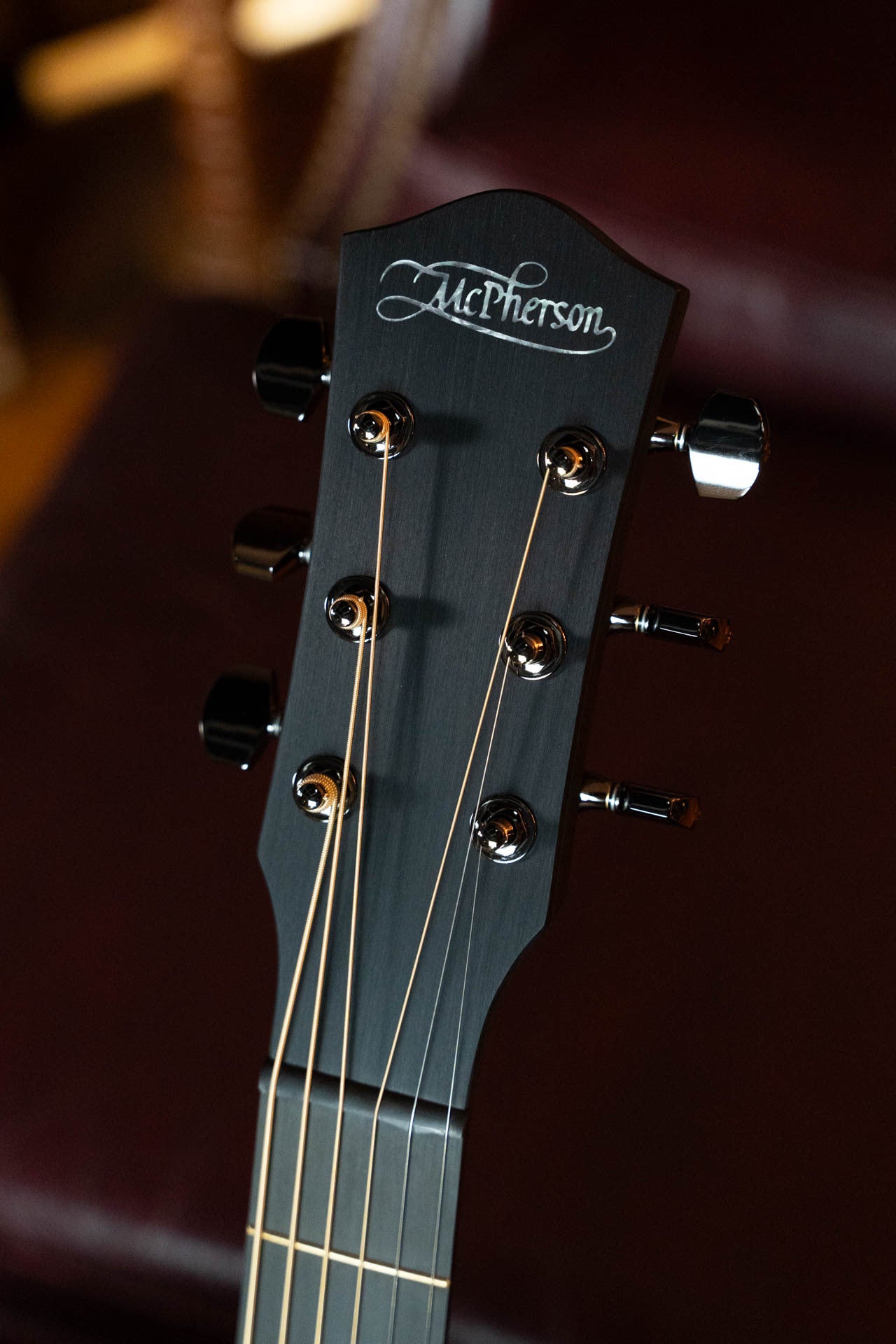 McPherson Carbon Fiber Sable Series Blackout Honeycomb Guitar  w/L.R. Baggs Element Pickup #2924