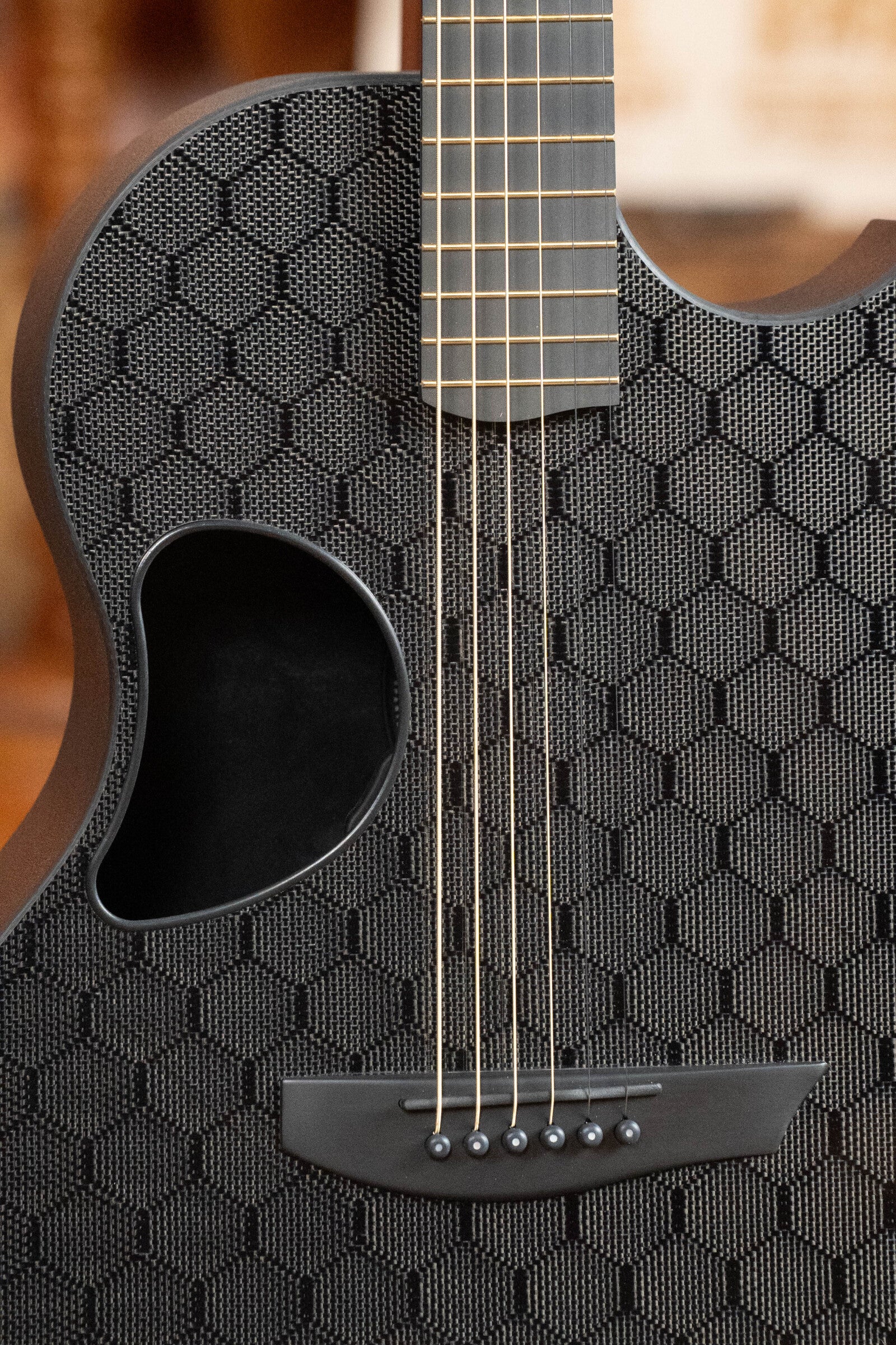 McPherson Carbon Fiber Sable Series Blackout Honeycomb Guitar  w/L.R. Baggs Element Pickup #2930