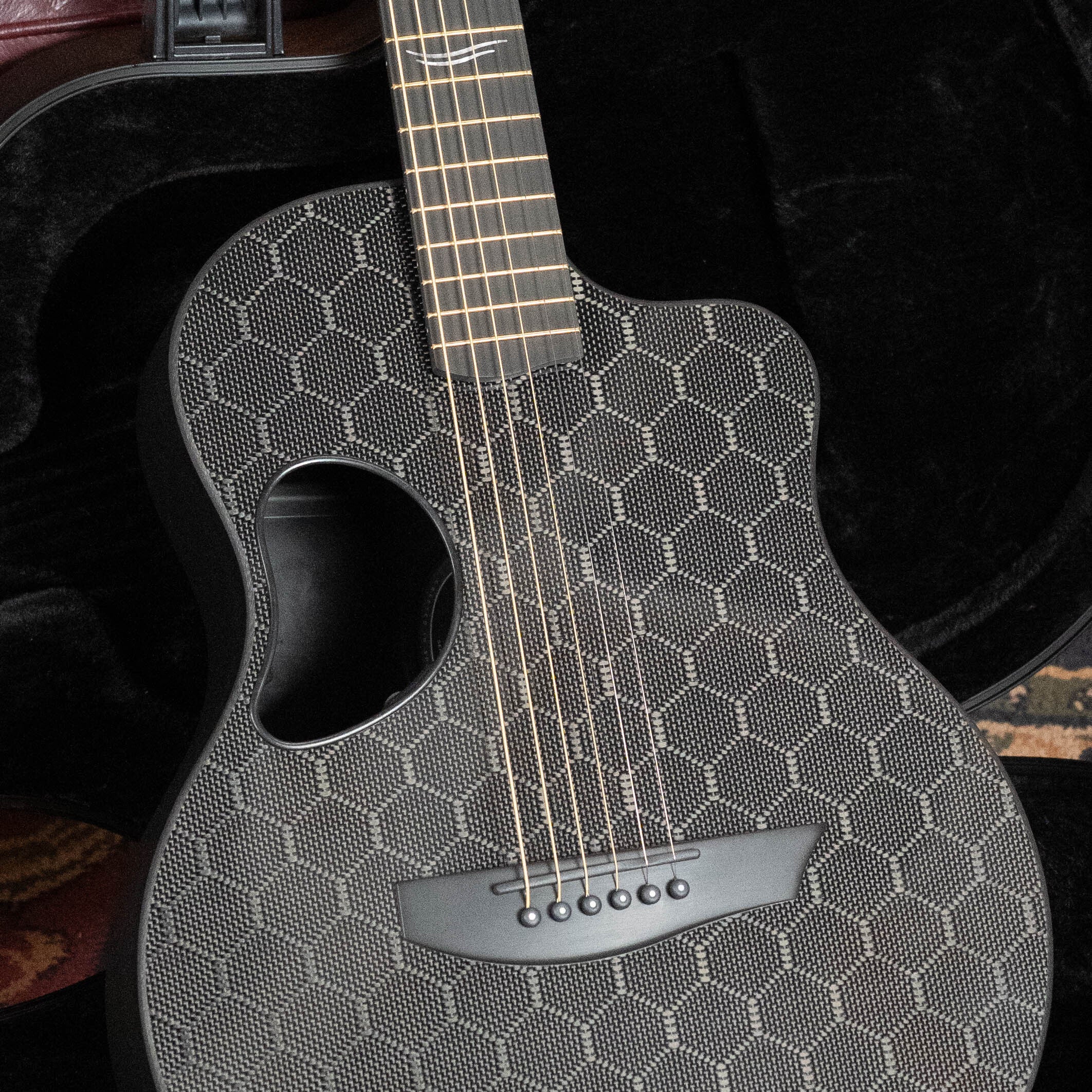 McPherson Carbon Fiber Touring Series Blackout Honeycomb Guitar w/L.R. Baggs Element Pickup #0004