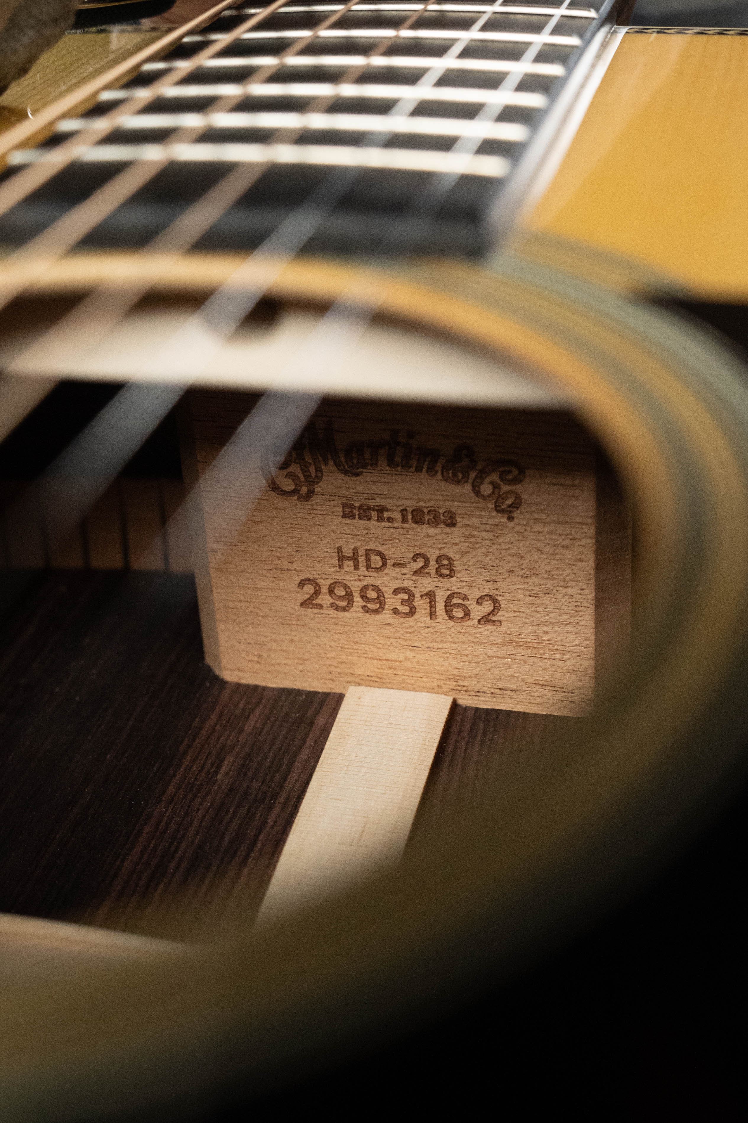 *New 2025 Model* Martin HD-28 Spruce/East Indian Rosewood Dreadnought Acoustic Guitar #3162