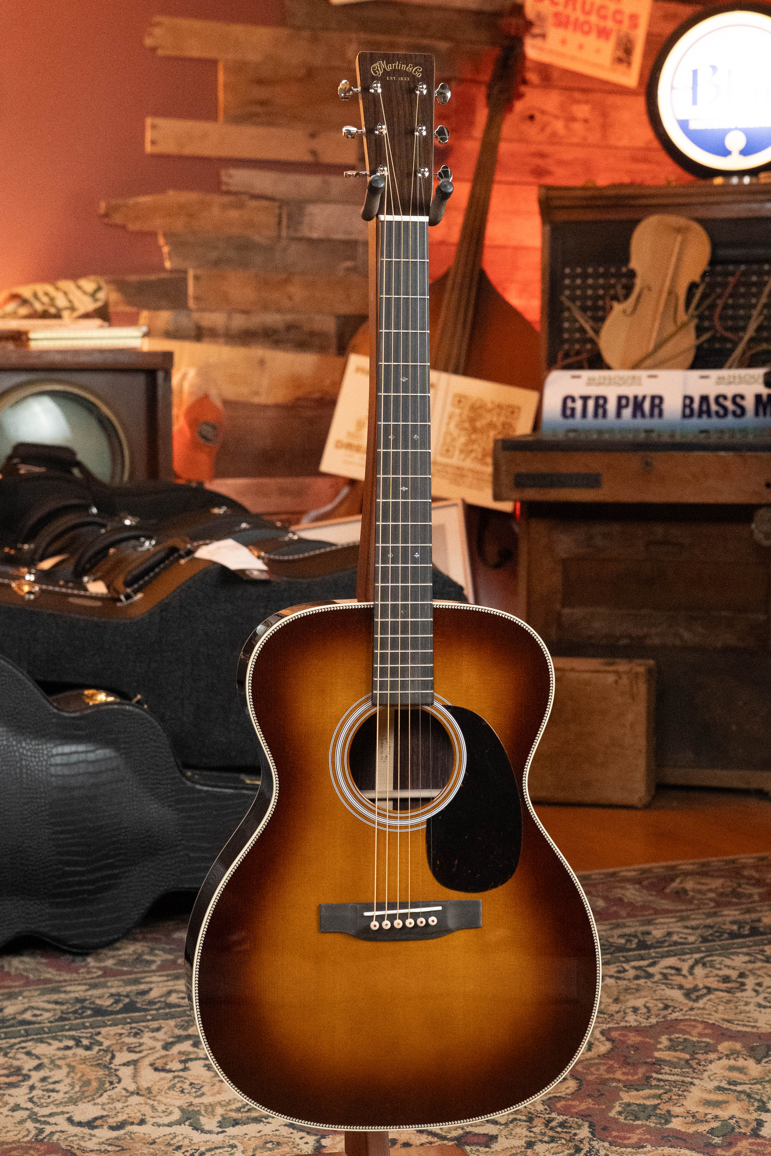 Martin OOO-28 Gloss 1933 Ambertone Spruce/Rosewood OOO Acoustic Guitar