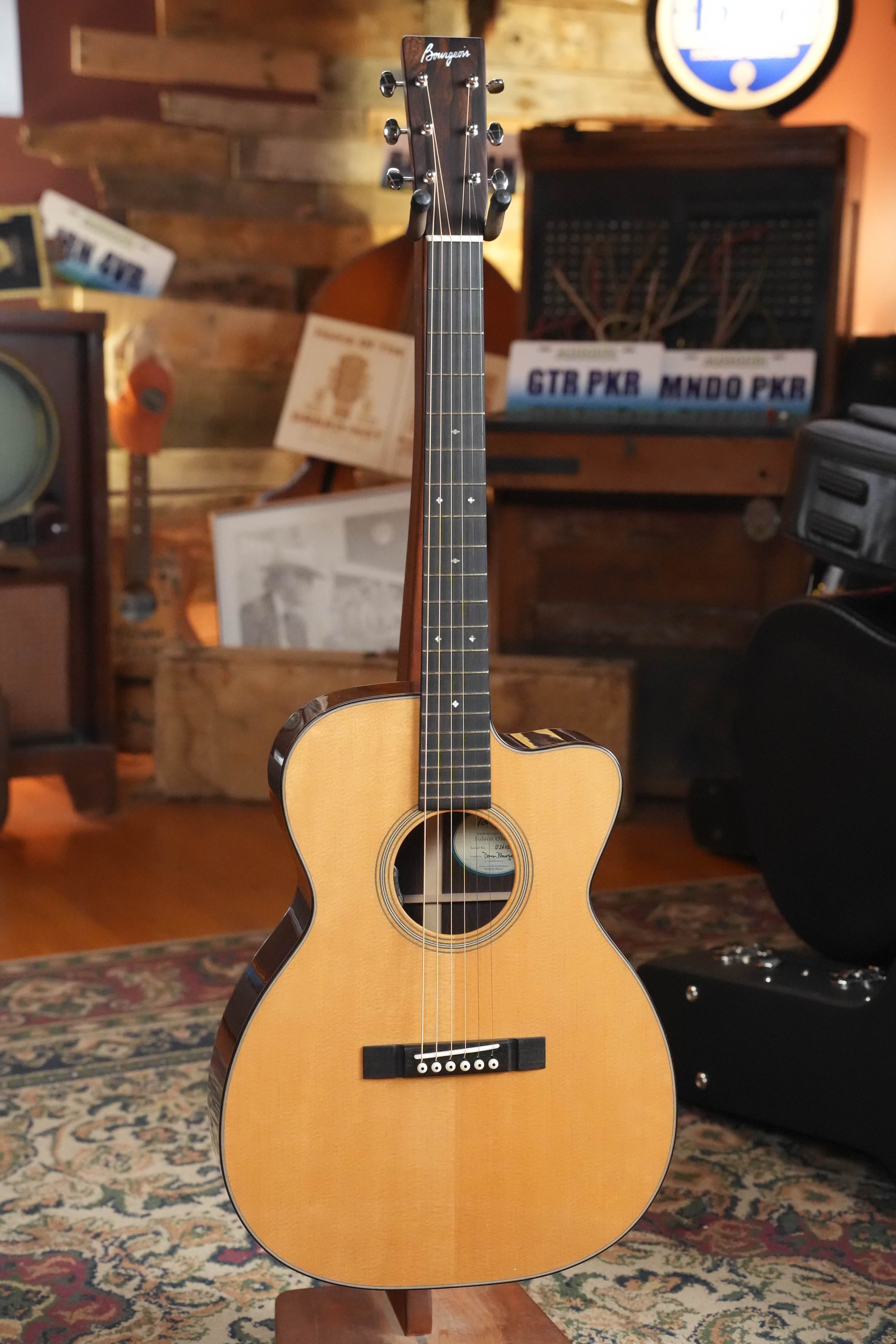 *New 2026 Launch Model* Bourgeois Downeast Series OMCE Soloist Orchestra Model Cutaway Guitar w/LR Baggs Electronics #3210