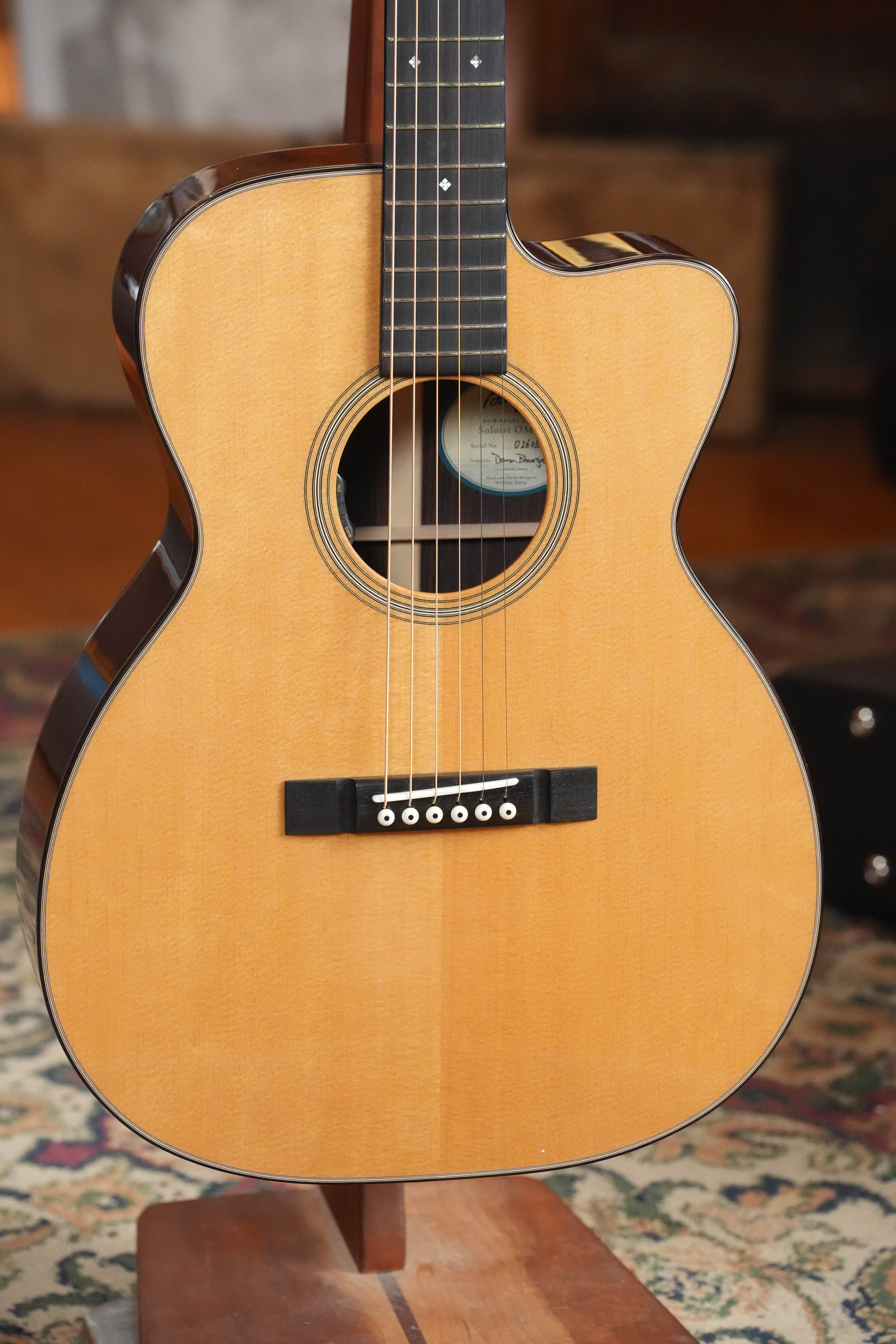 *New 2026 Launch Model* Bourgeois Downeast Series OMCE Soloist Orchestra Model Cutaway Guitar w/LR Baggs Electronics #3210
