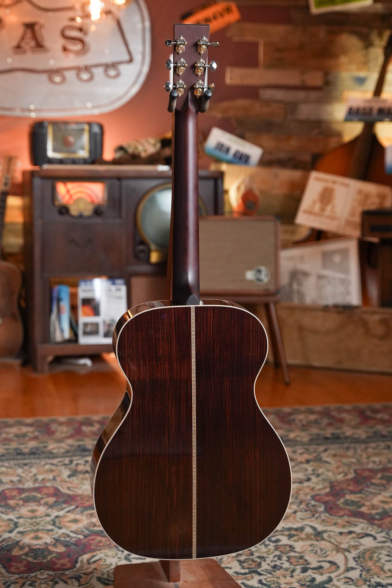 *New 2026 Model* Boucher BG-51-G Adirondack/Rosewood Bluegrass Goose Gold Pack OM Hybrid Acoustic Guitar #1098