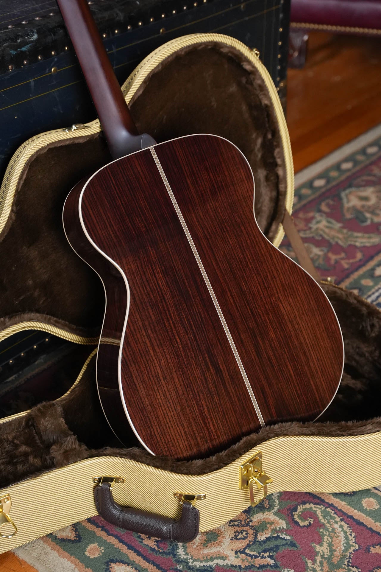 *New 2026 Model* Boucher BG-51-G Adirondack/Rosewood Bluegrass Goose Gold Pack OM Hybrid Acoustic Guitar #1098