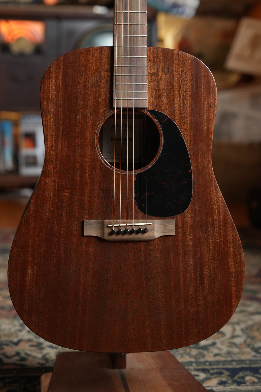 *New 2026 Model* Martin D-10E Retro Road Series All Sapele Dreadnought Guitar w/Martin Electronics #4323