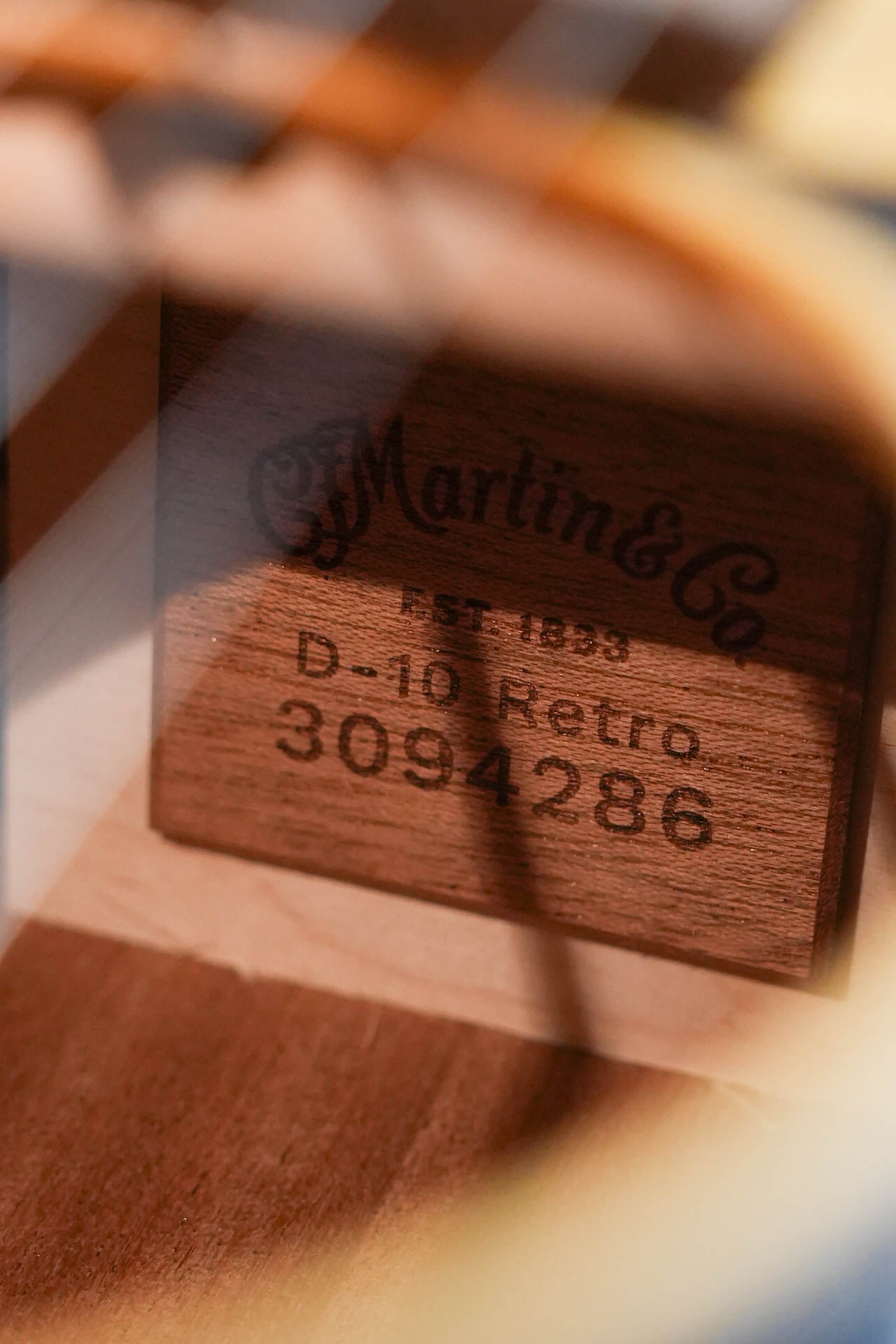 *New 2026 Model* Martin D-10E Retro Road Series Spruce/Sapele Dreadnought Guitar w/Martin Electronics #4286