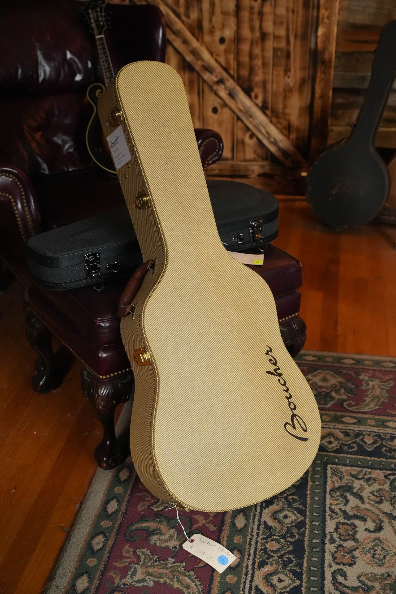 *New 2026 Model* Boucher BG-52-B Adirondack/Rosewood Bluegrass Goose  Burst Pack Dreadnought Acoustic Guitar #1418