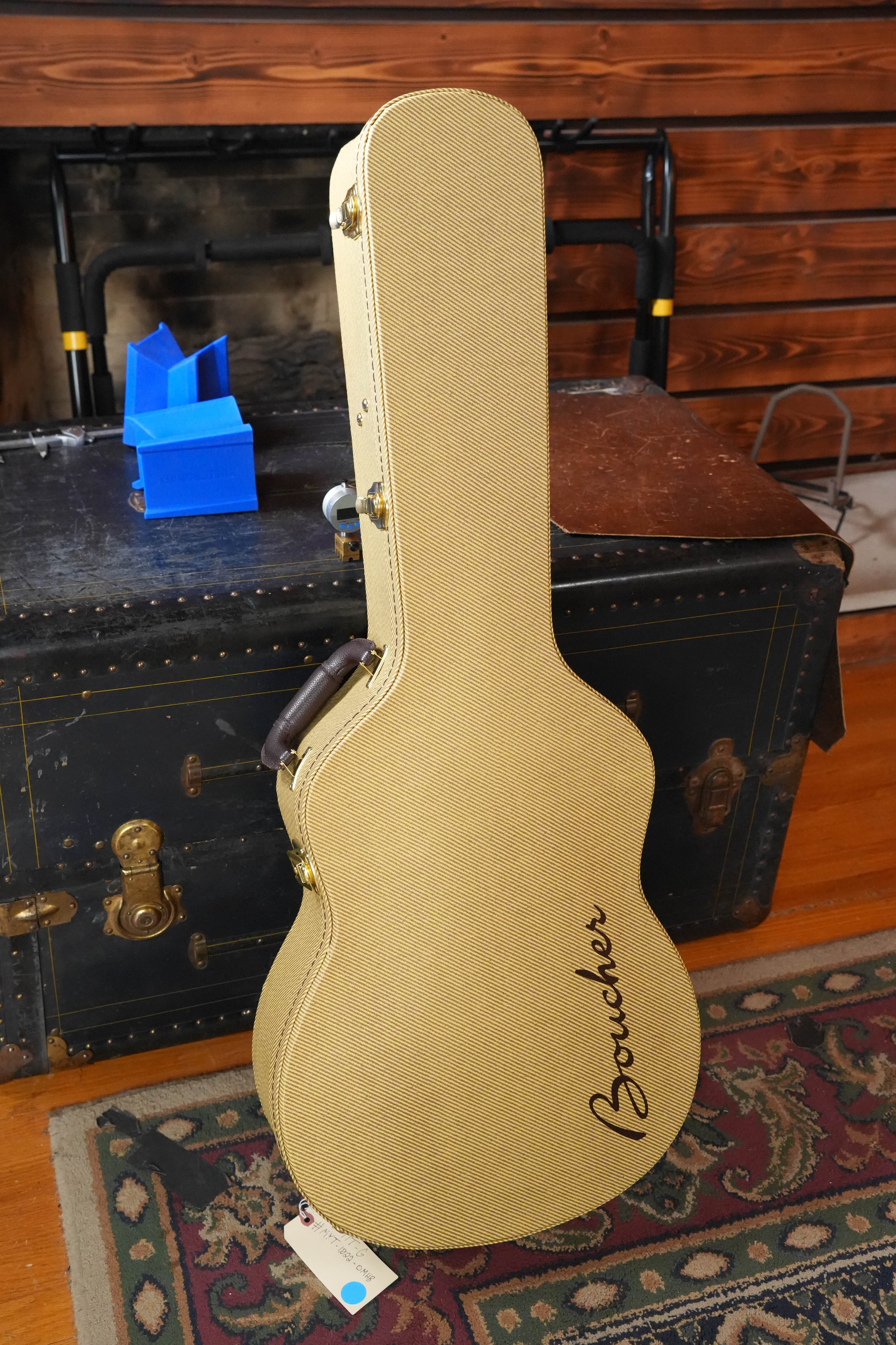 *New 2026 Model* Boucher BG-41T-G Torrefied Adirondack/Torrefied Mahogany Bluegrass Goose Gold Pack OM Hybrid Acoustic Guitar #1022